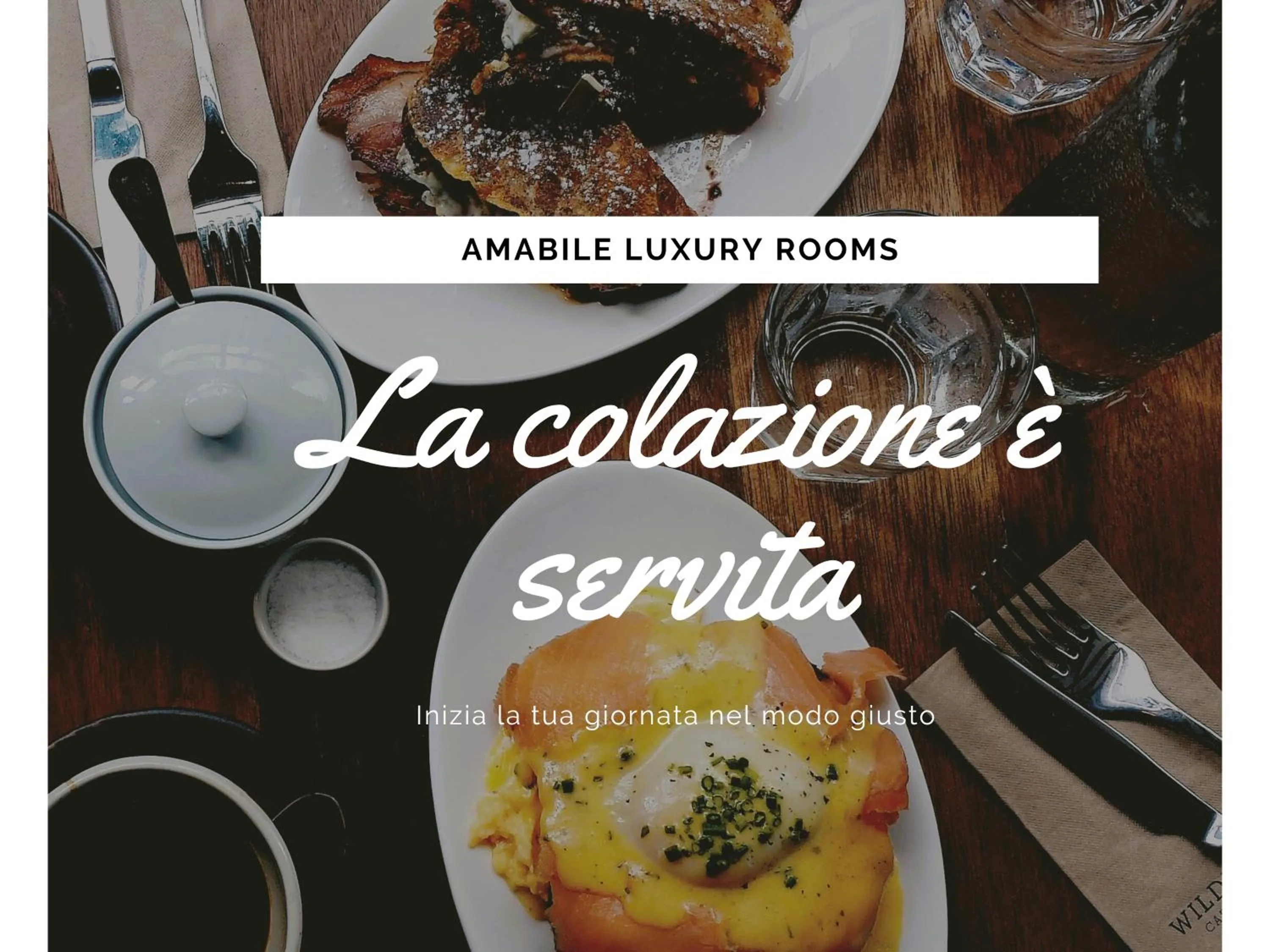 Breakfast in Amabile Luxury Rooms