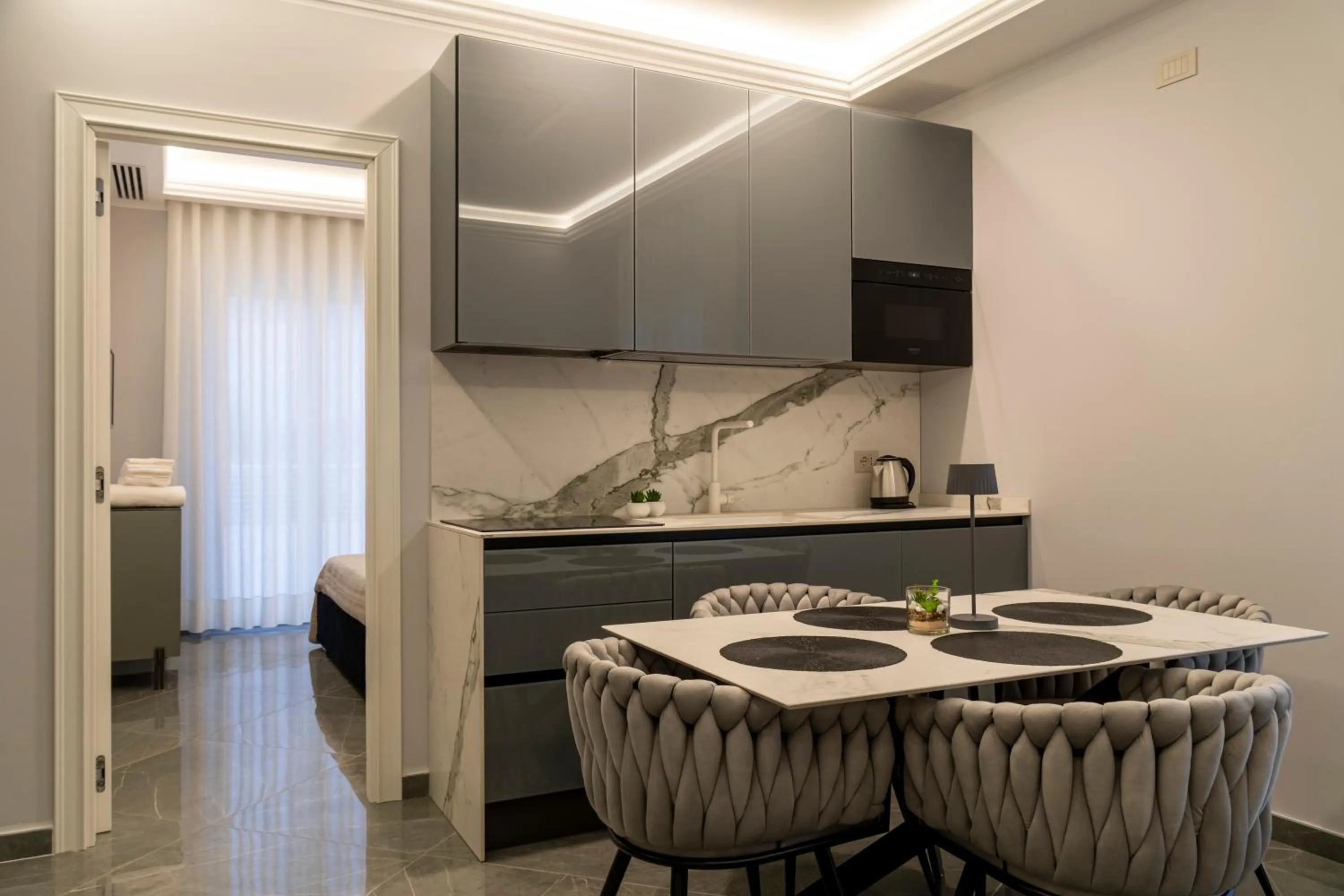 kitchen in Amabile Luxury Rooms