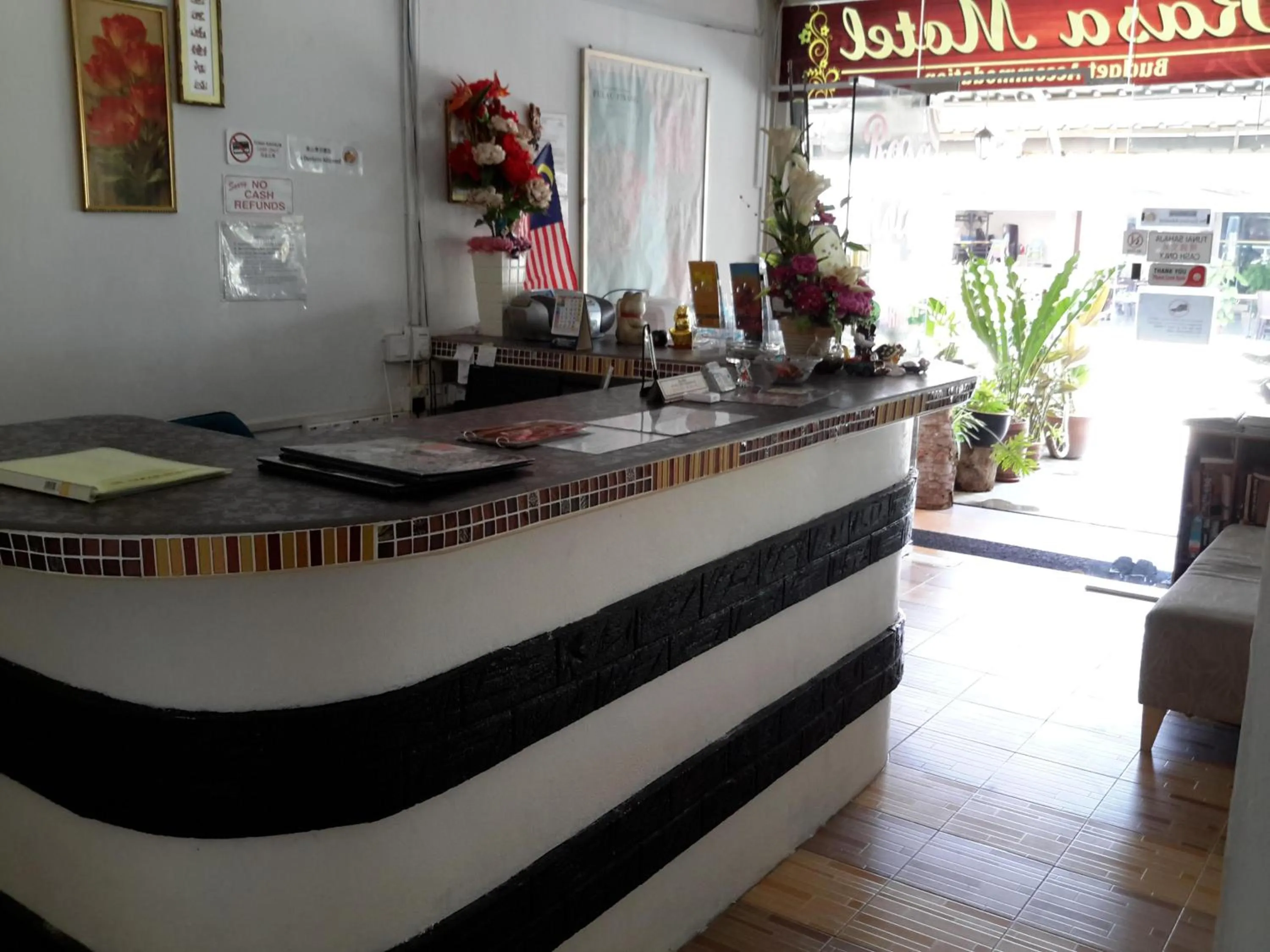 Lobby or reception in Rasa Motel