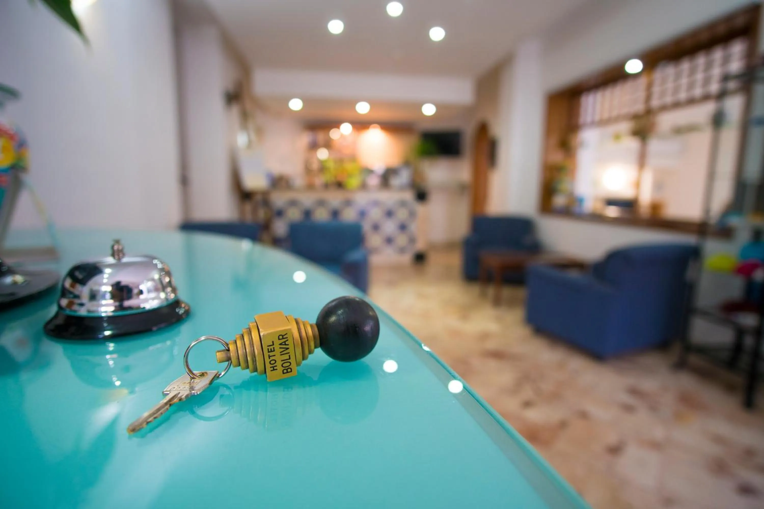 Lobby or reception in Hotel Bolivar