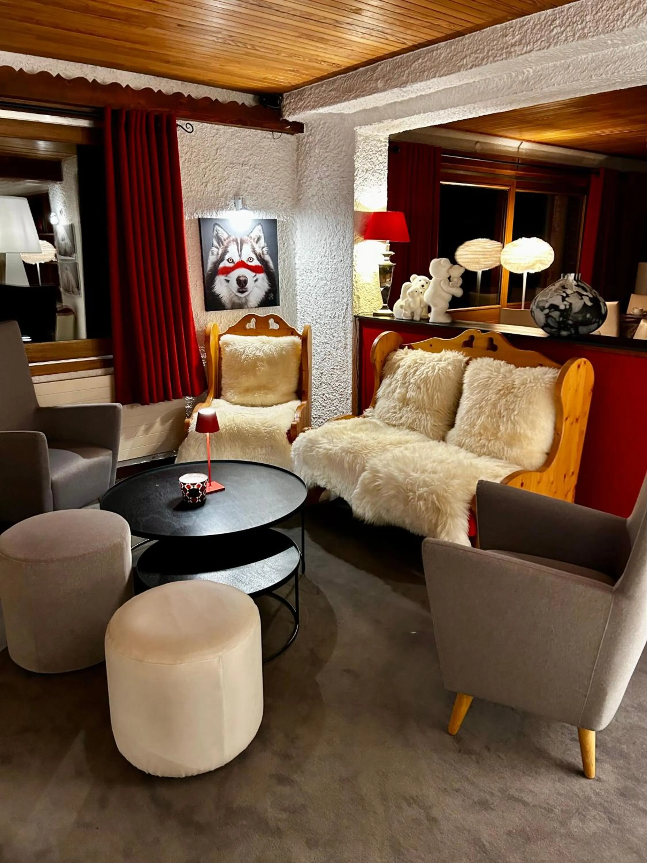 Living room in Hotel Bel'alpe