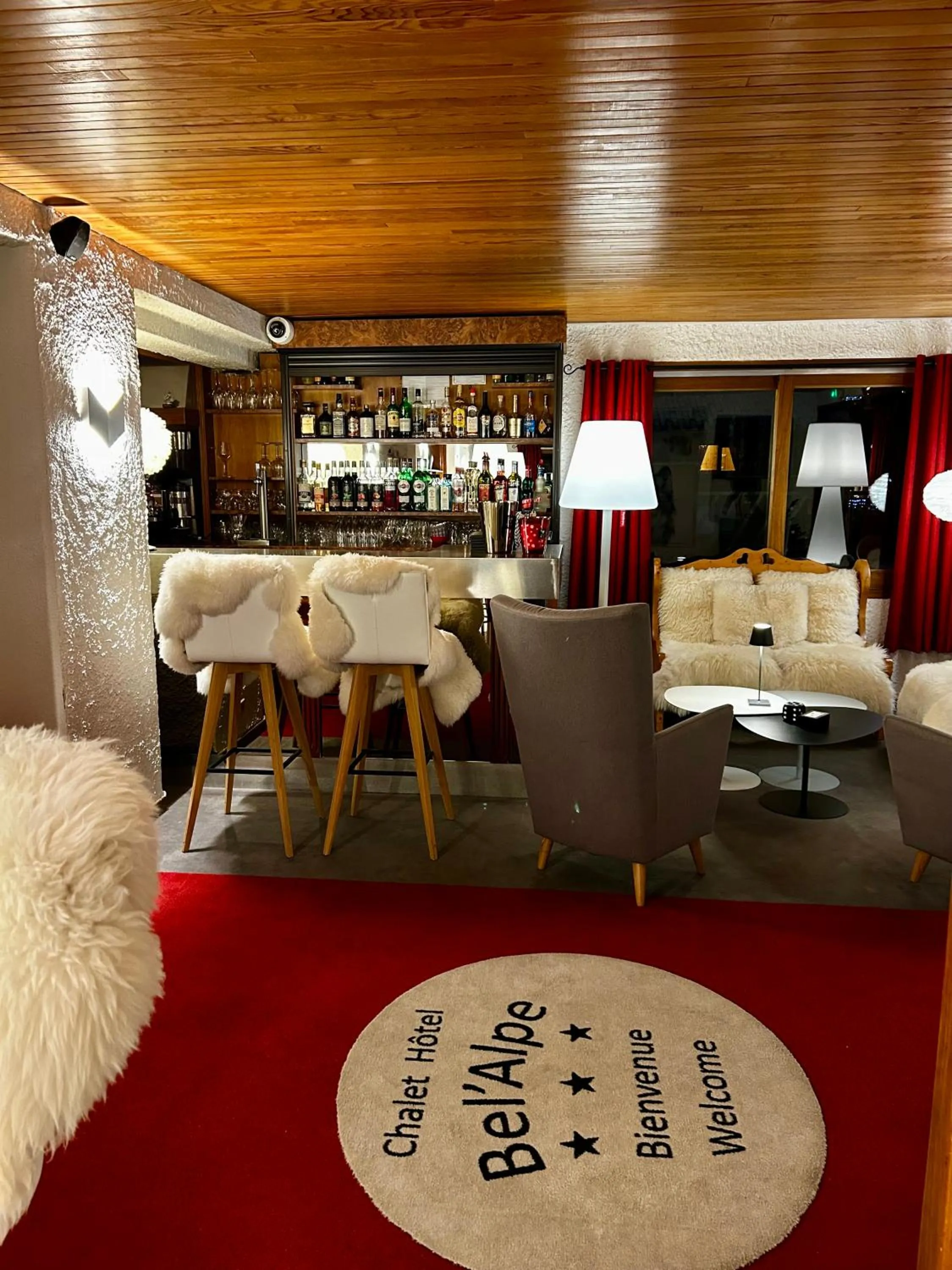 Lounge or bar in Hotel Bel'alpe