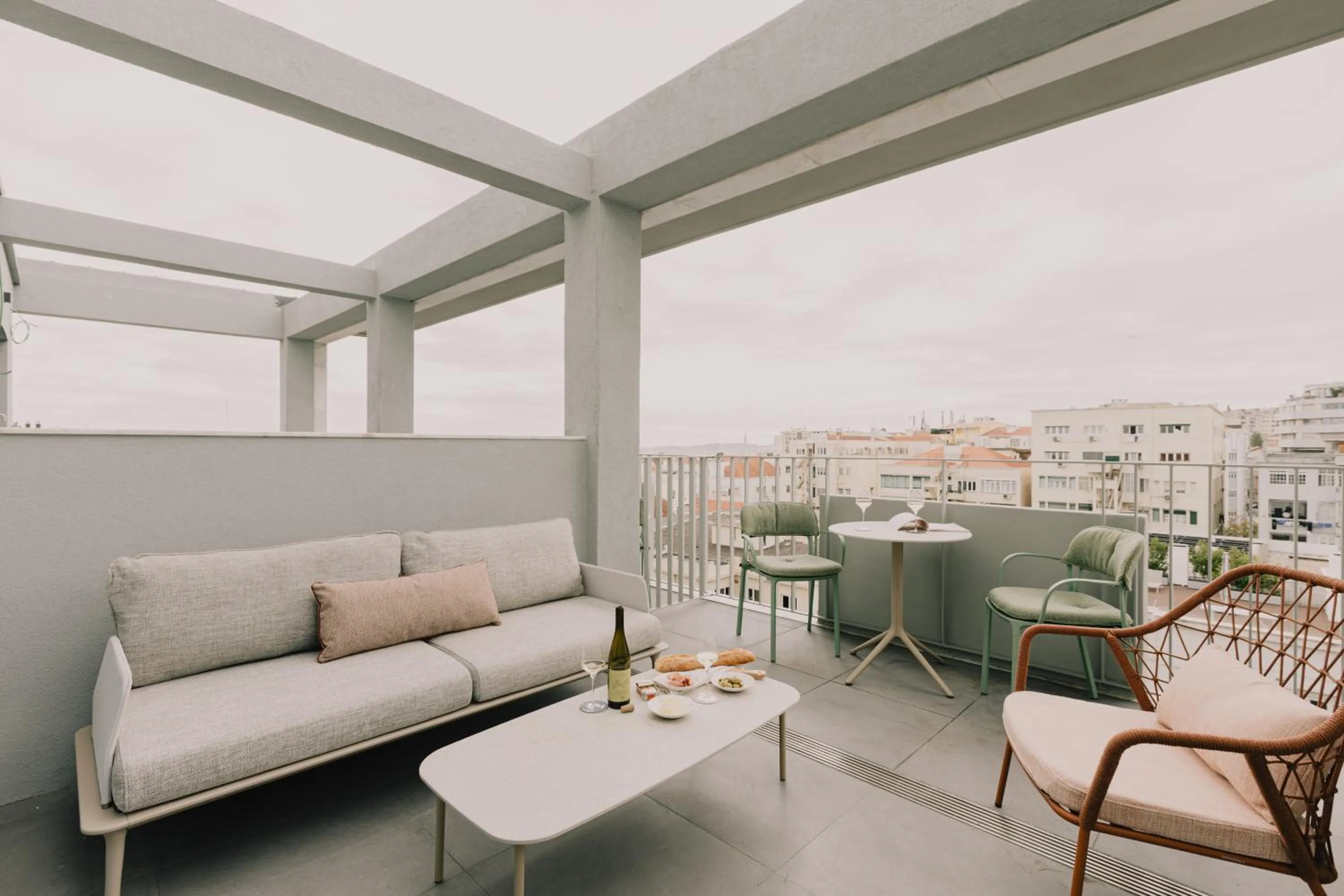 Balcony/Terrace in Wilde Aparthotels Lisbon Liberdade