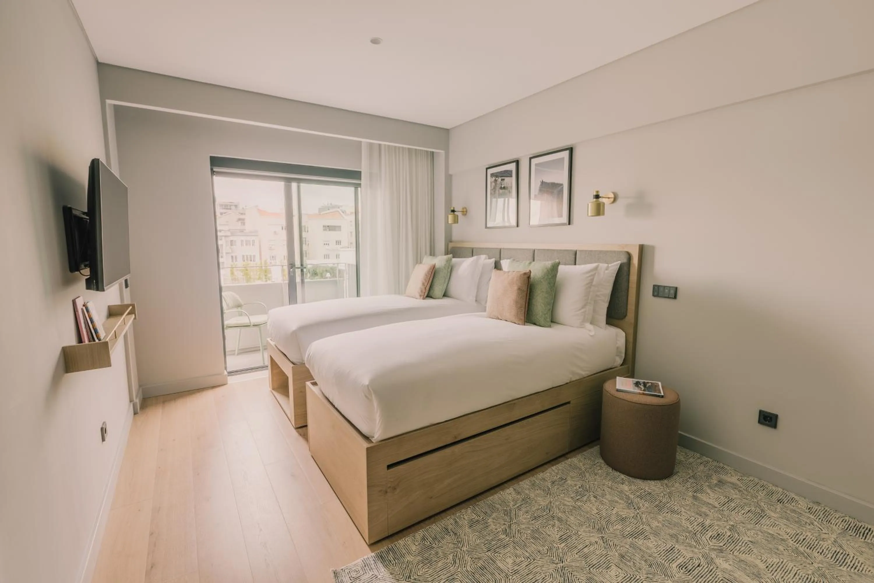 Bedroom, Bed in Wilde Aparthotels Lisbon Liberdade