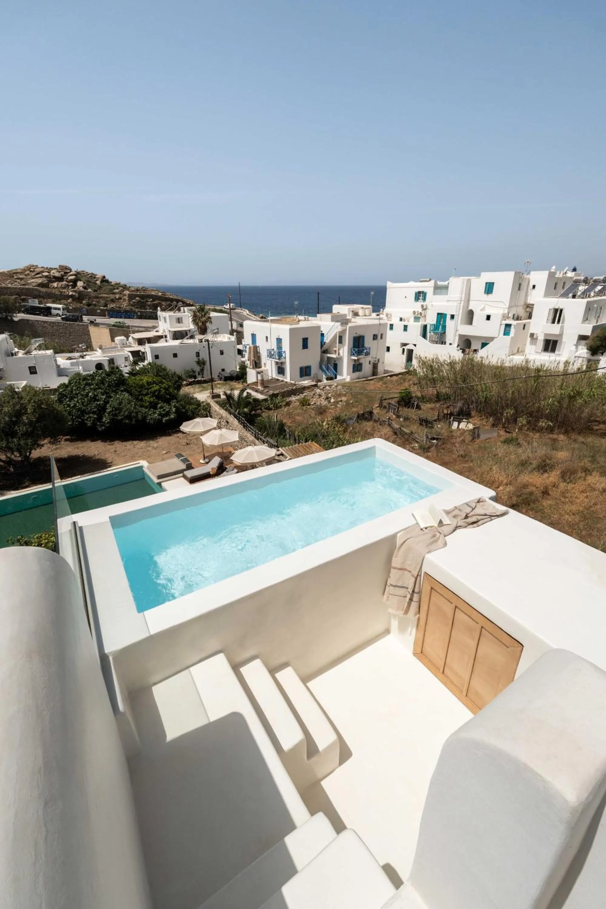 Balcony/Terrace in Tagoo Studios Mykonos