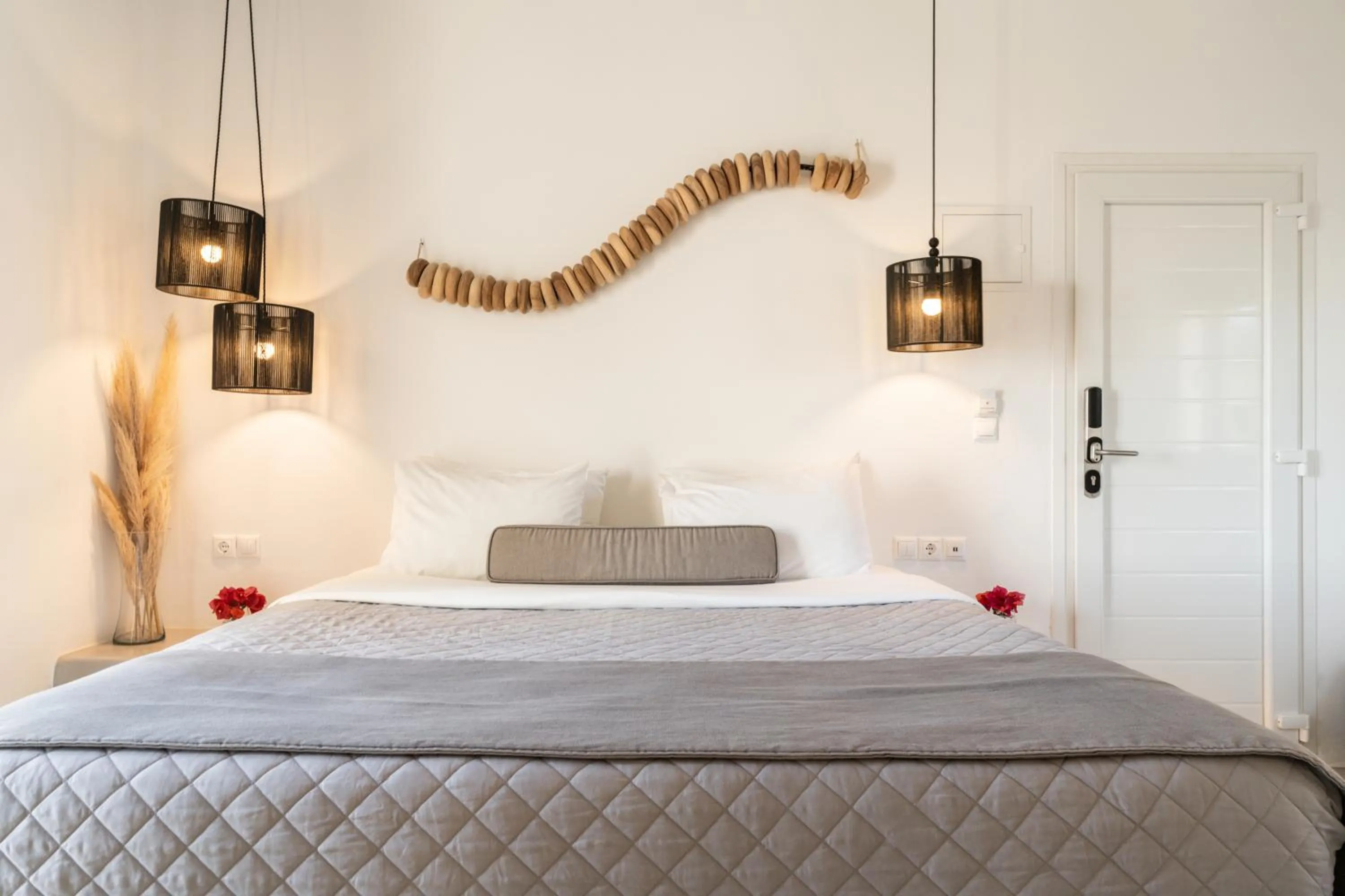 Bed in Tagoo Studios Mykonos