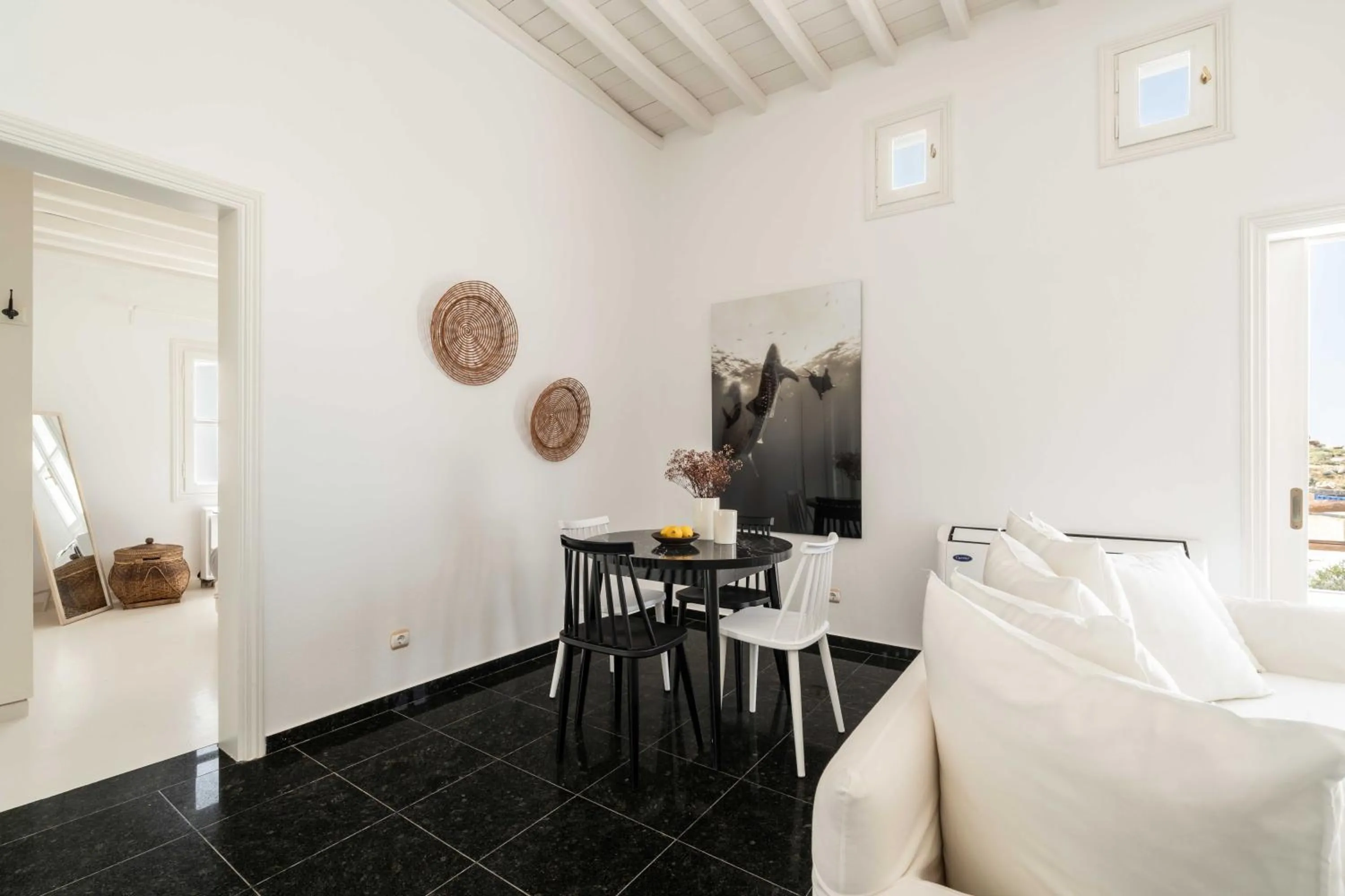 Living room in Tagoo Studios Mykonos