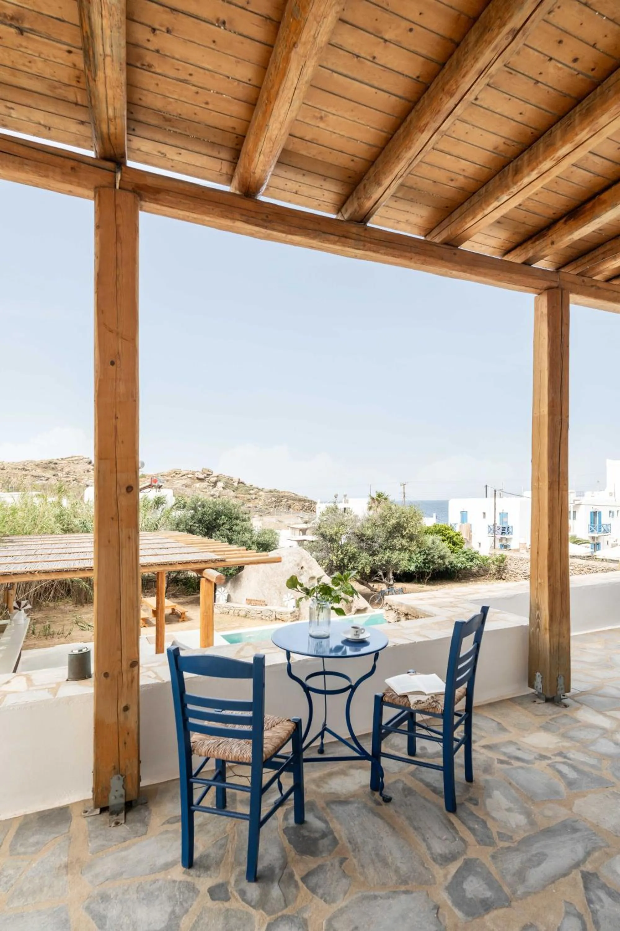 Patio in Tagoo Studios Mykonos