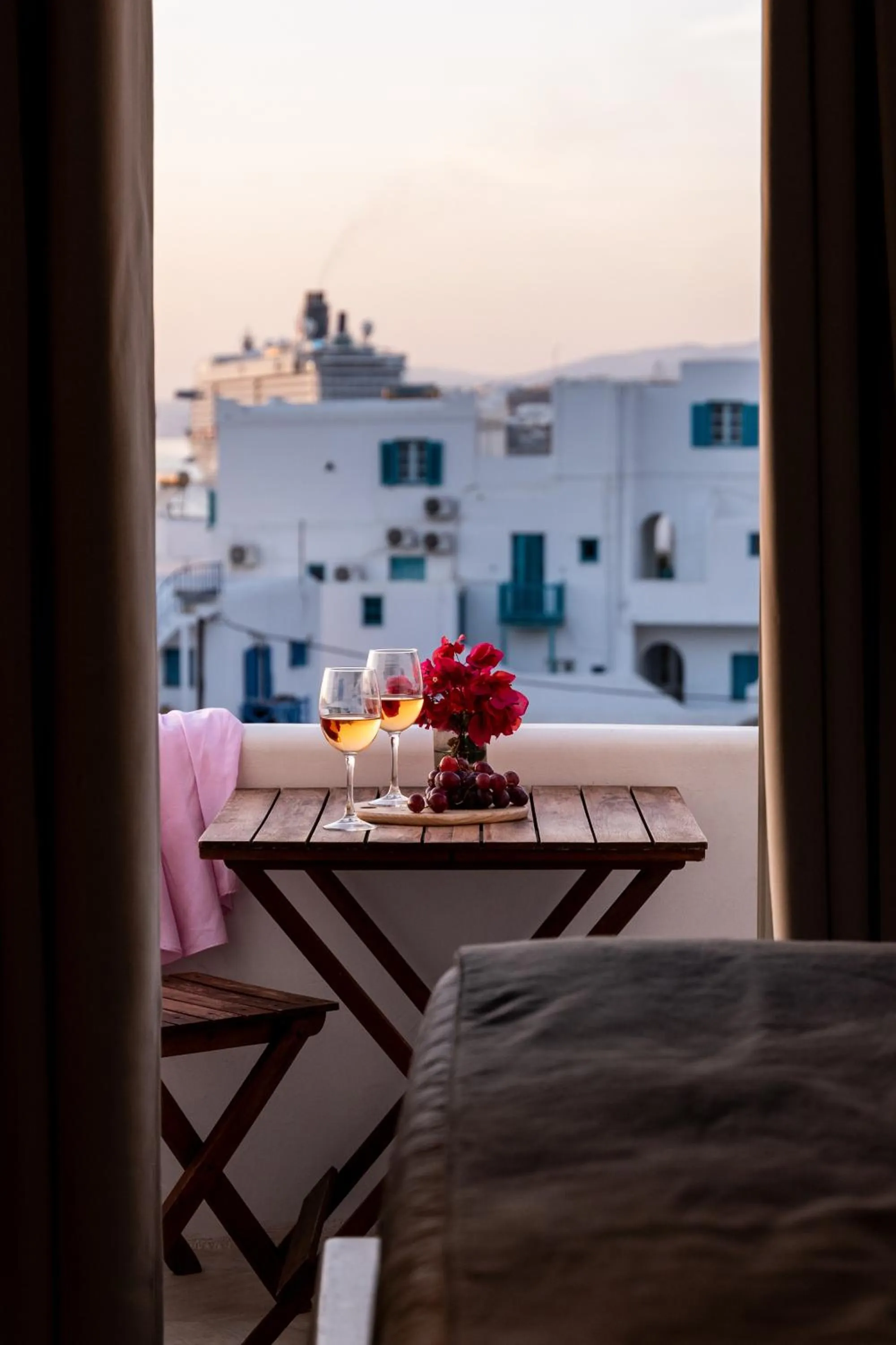 Balcony/Terrace in Tagoo Studios Mykonos