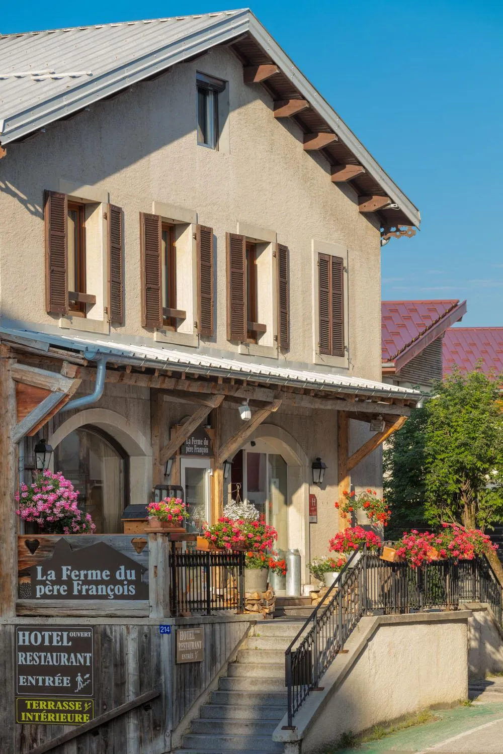 View (from property/room) in Hôtel Restaurant La Ferme