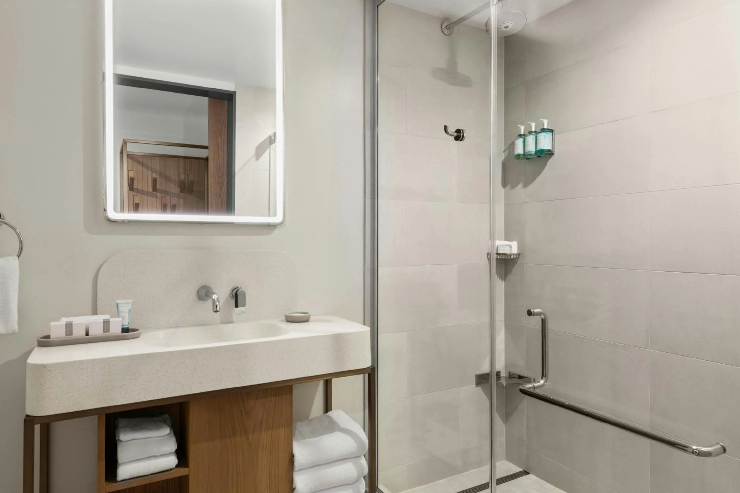 Bathroom in The Seahaus Hotel, Atlantic City Boardwalk, a Tribute Portfolio Hotel