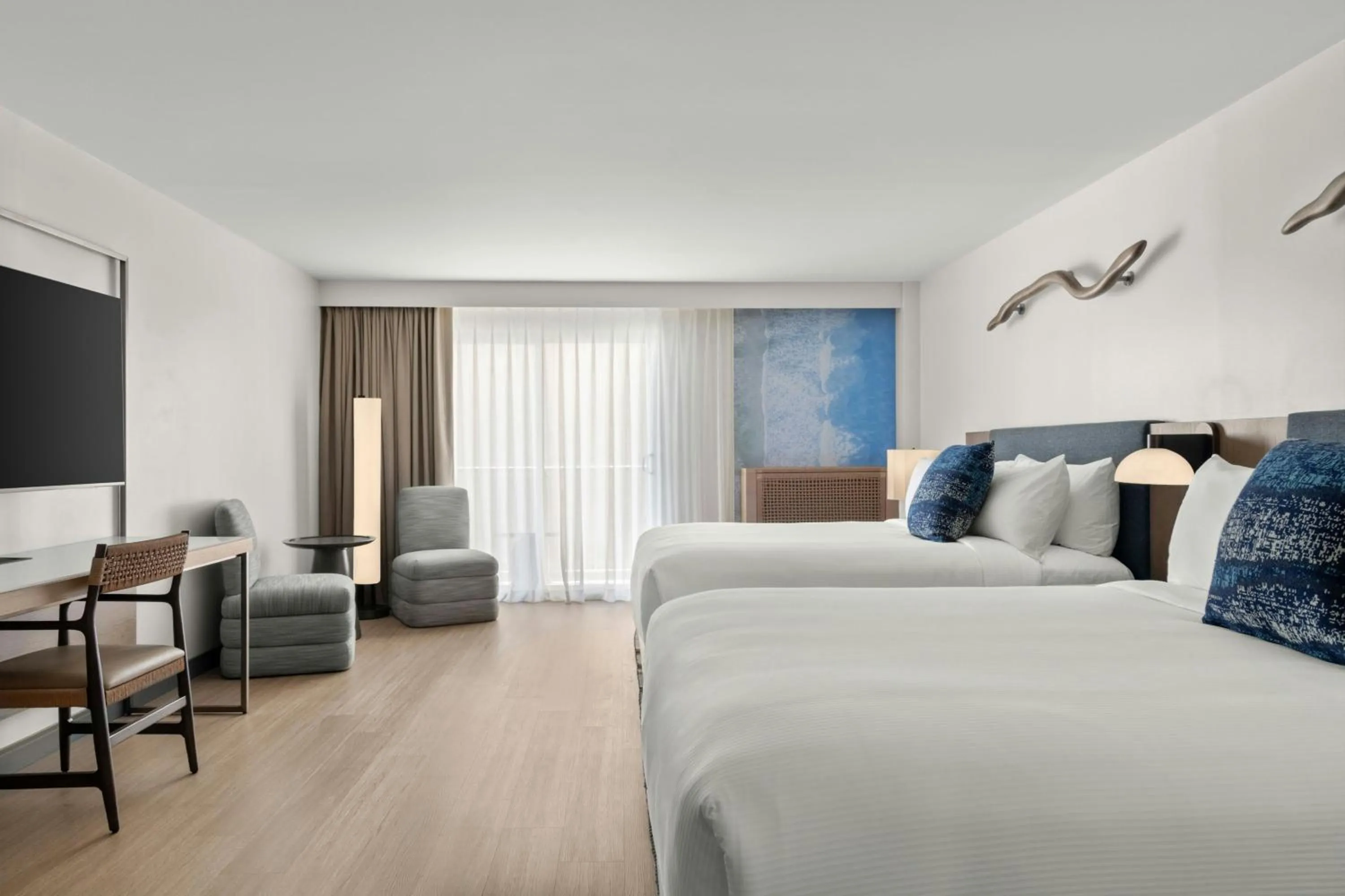 Photo of the whole room, Bed in The Seahaus Hotel, Atlantic City Boardwalk, a Tribute Portfolio Hotel