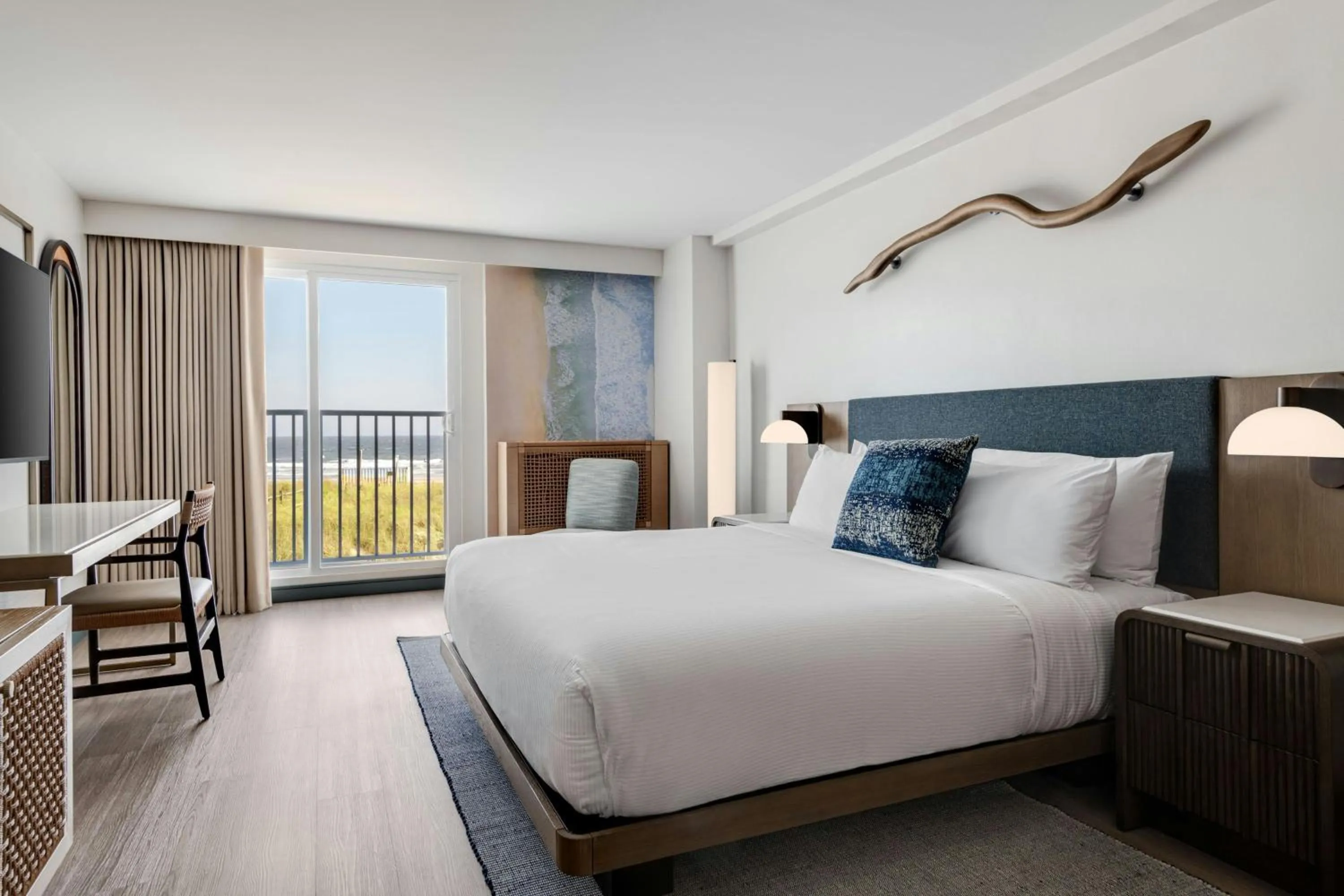 Photo of the whole room, Bed in The Seahaus Hotel, Atlantic City Boardwalk, a Tribute Portfolio Hotel