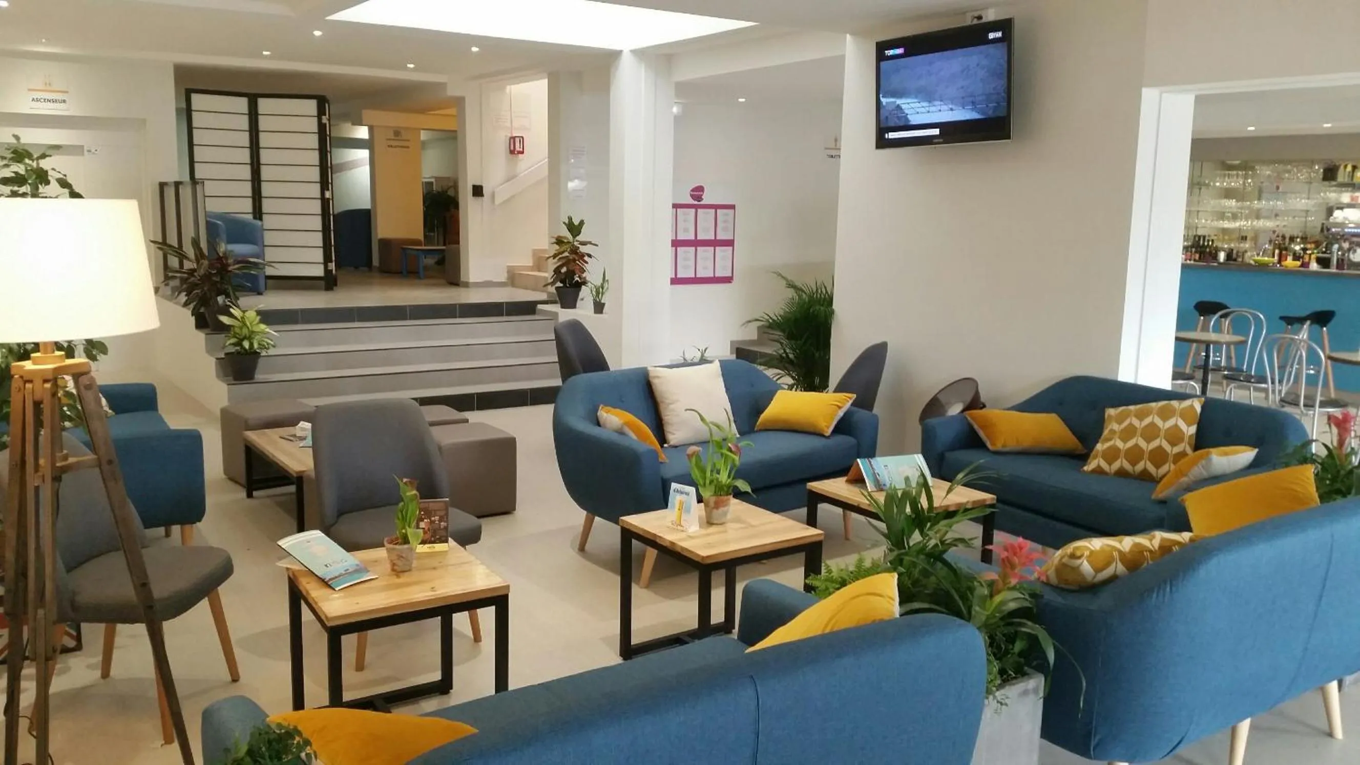 Communal lounge/ TV room in VVF Blériot-Plage