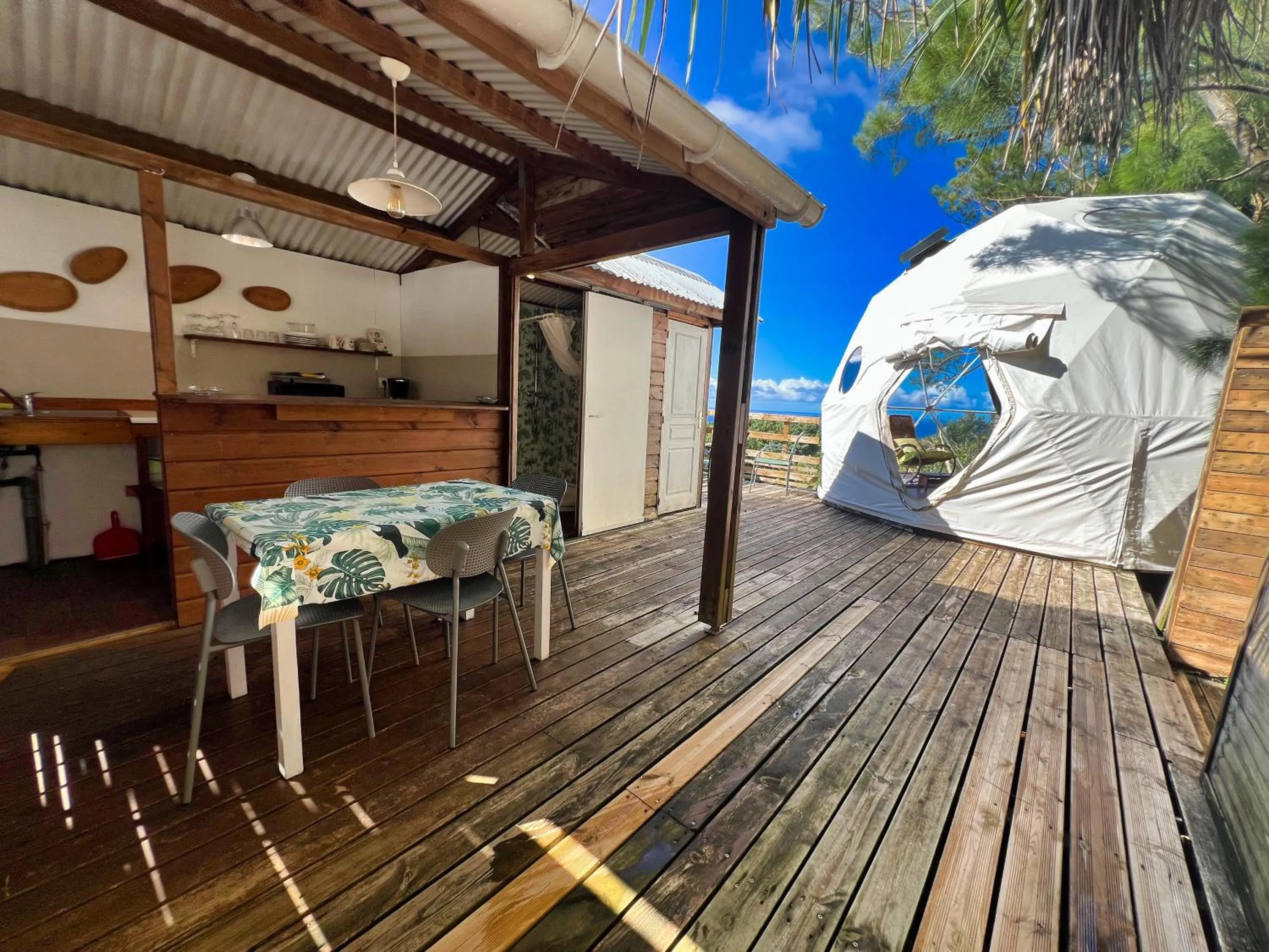 Patio in Bubble Dome Village