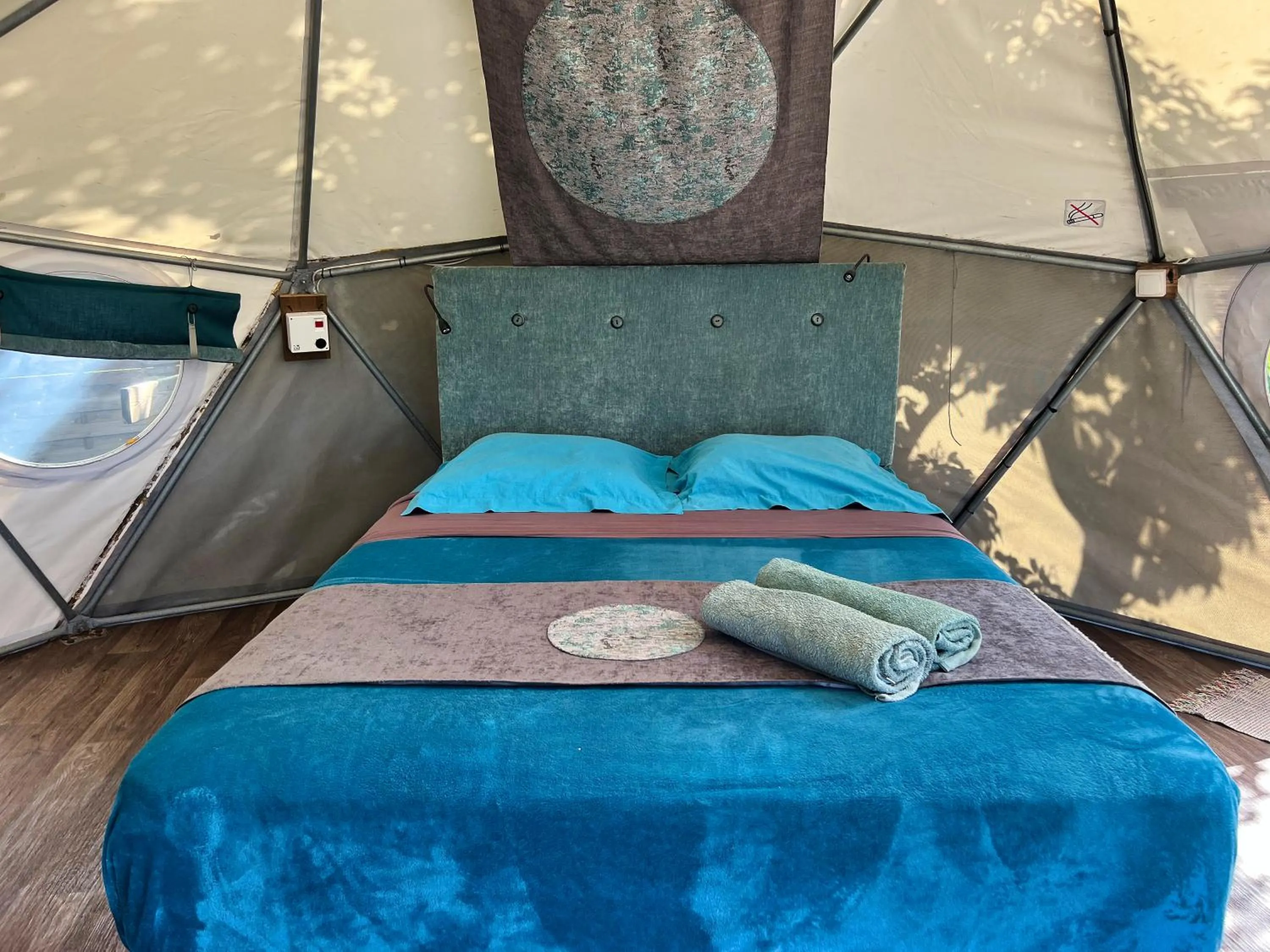 Bed in Bubble Dome Village