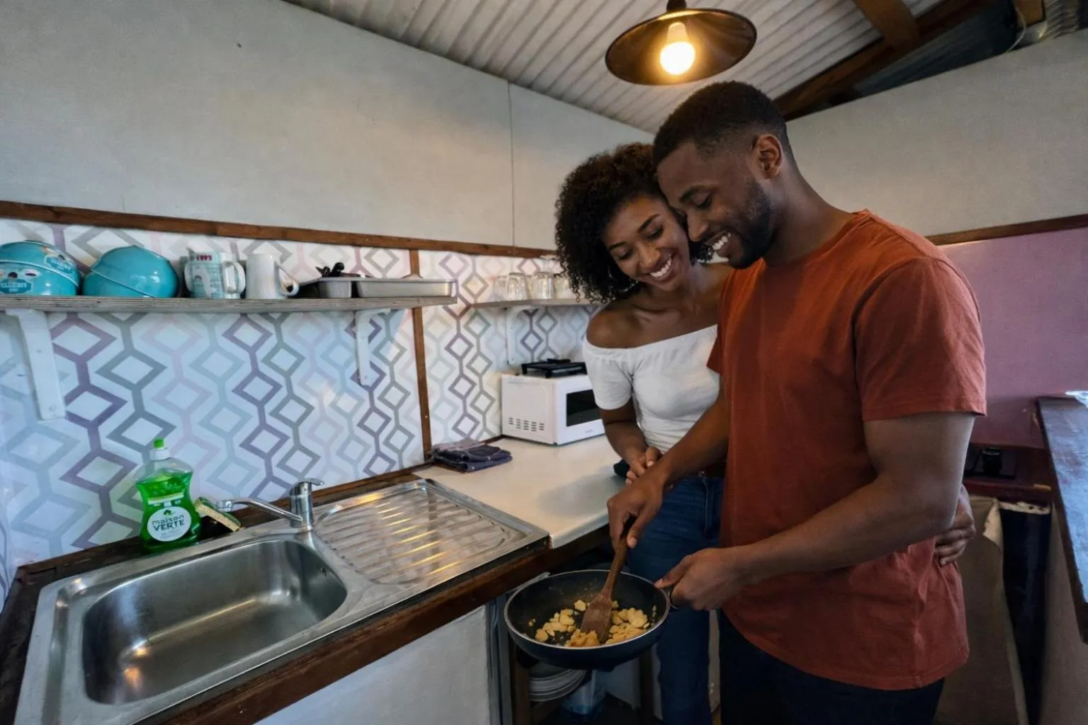 kitchen in Bubble Dome Village