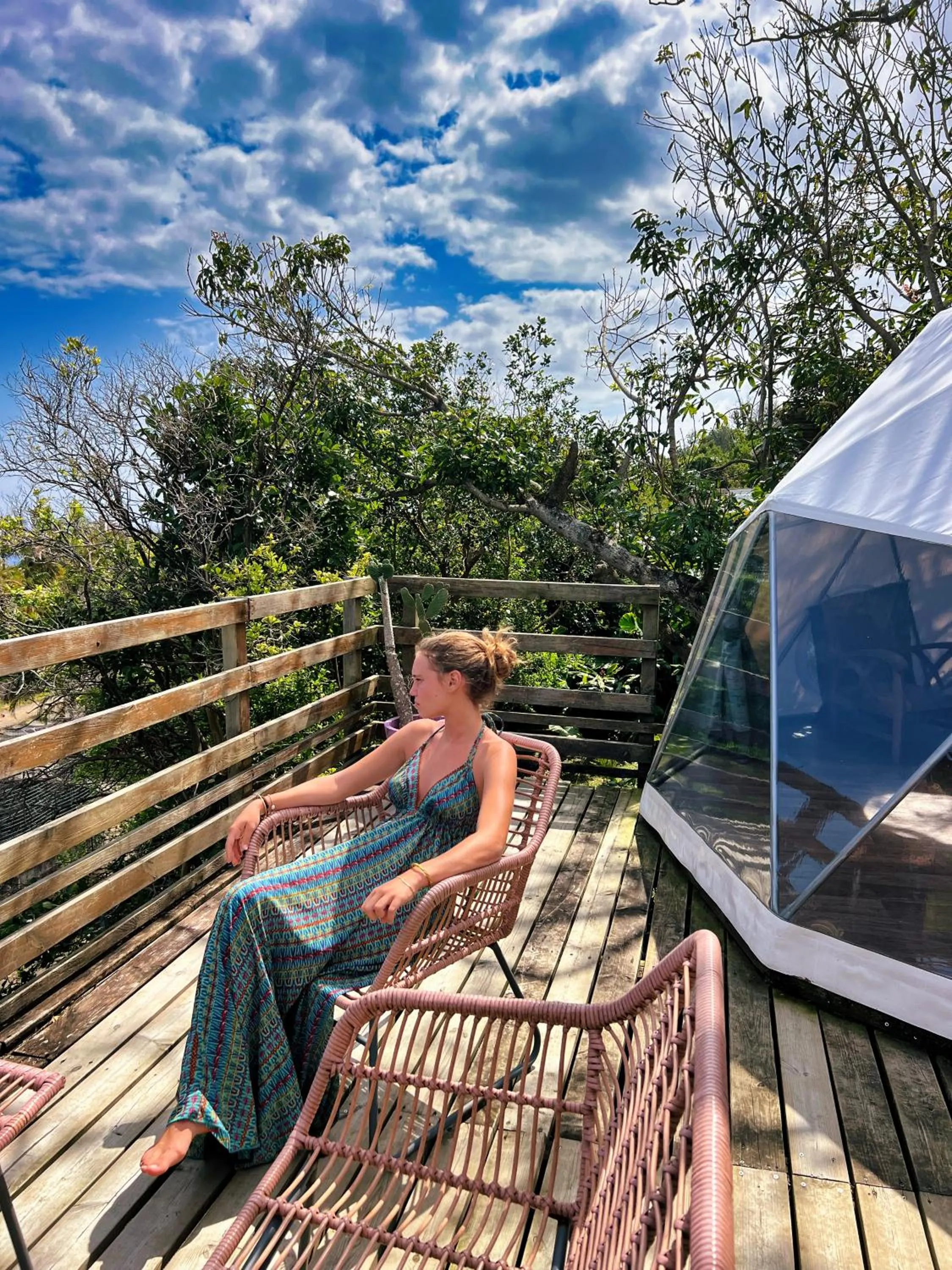 Balcony/Terrace in Bubble Dome Village