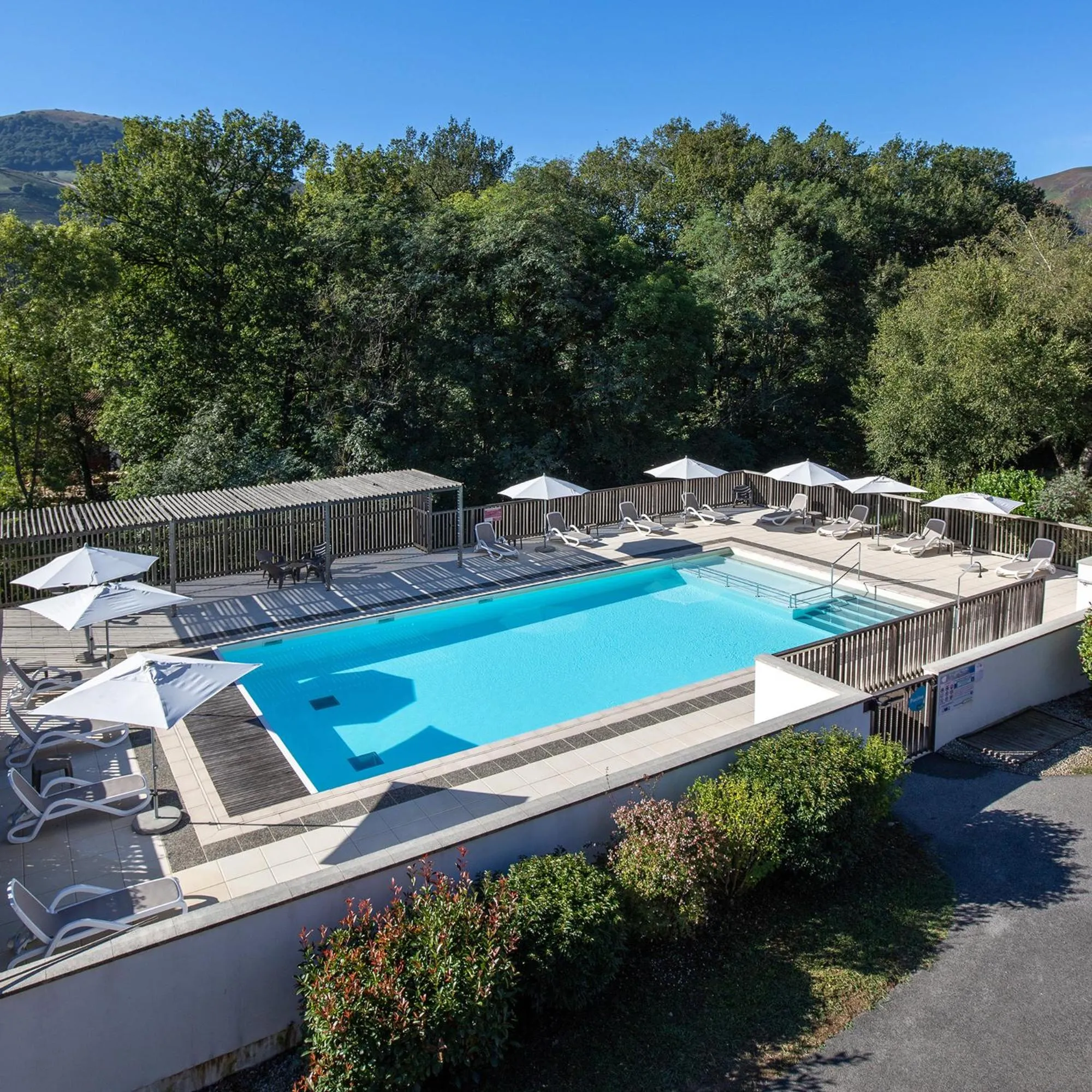 Swimming pool in VVF Pays Basque Saint-Étienne-de-Baïgorry