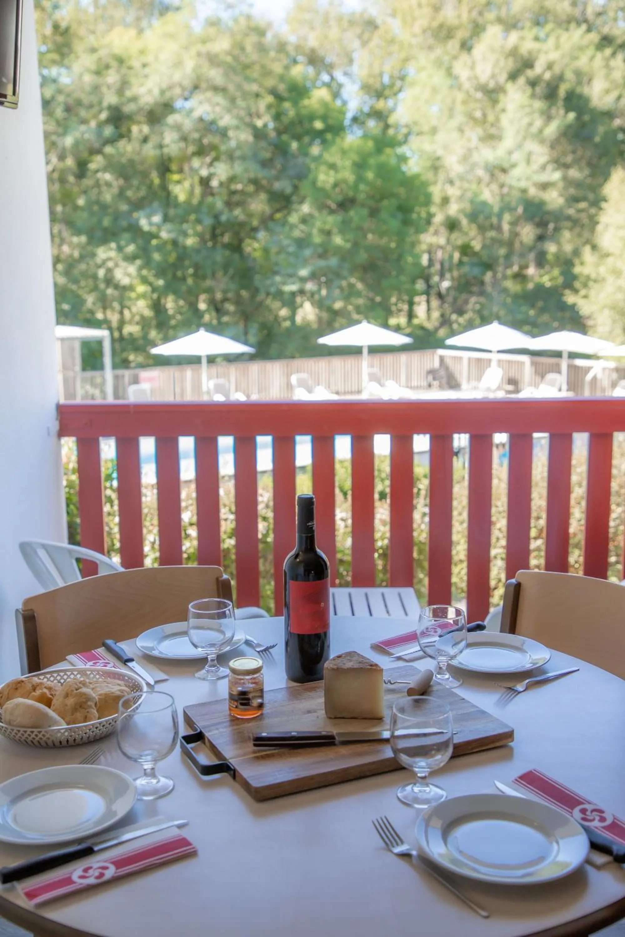 Balcony/Terrace in VVF Pays Basque Saint-Étienne-de-Baïgorry