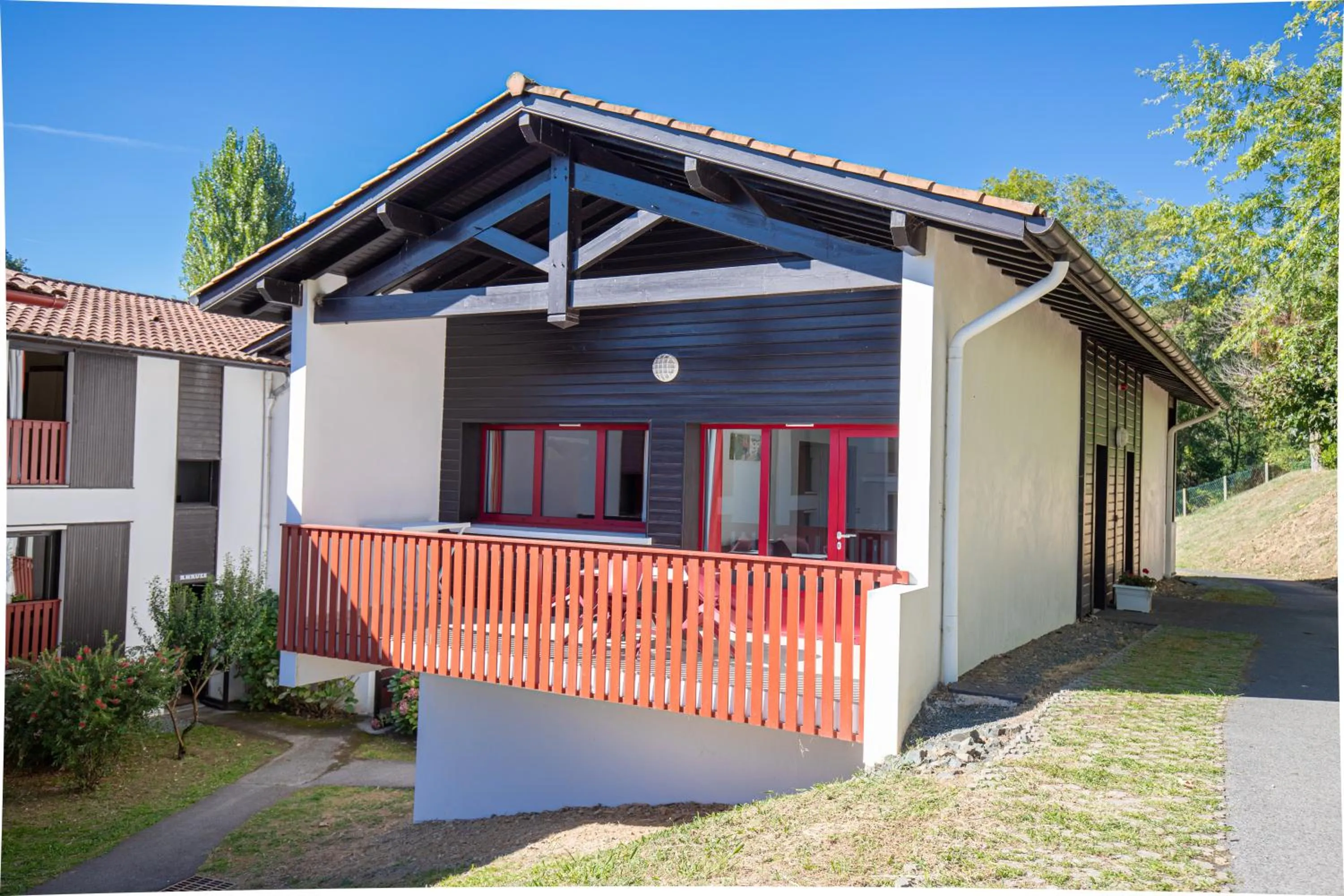 Balcony/Terrace in VVF Pays Basque Saint-Étienne-de-Baïgorry