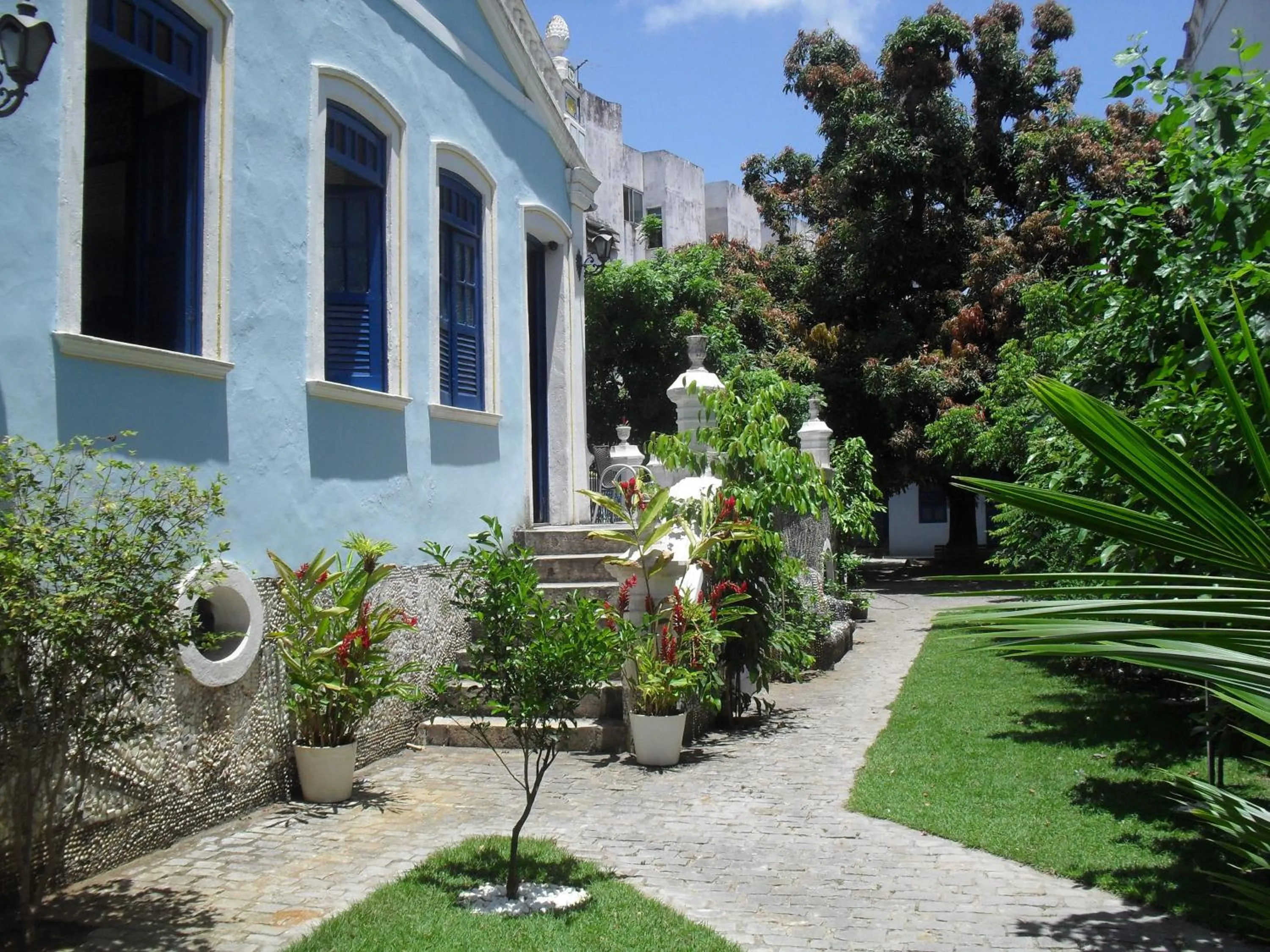 Garden in Pousada Barroco na Bahia