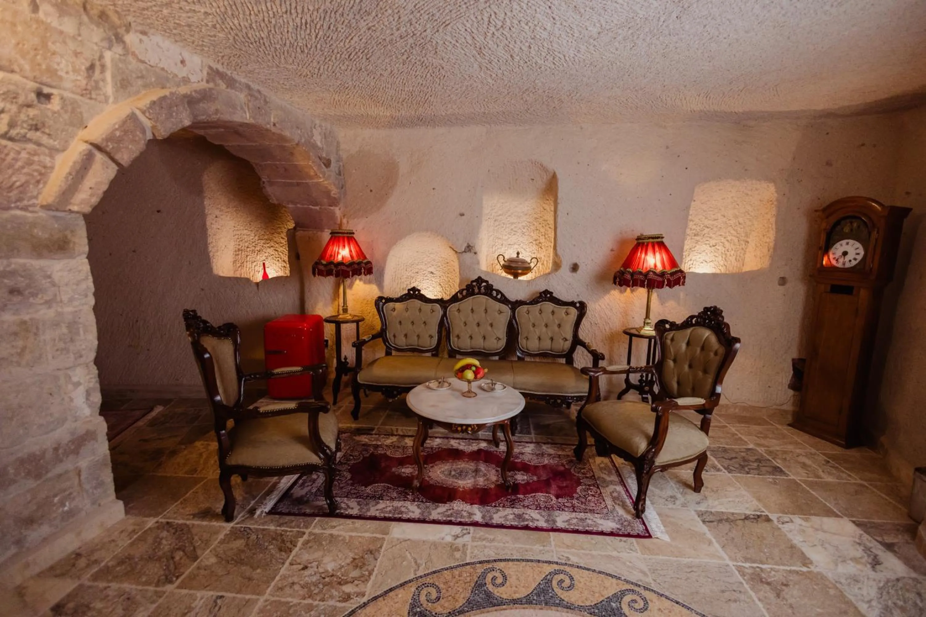 Living room in The Kingdom Of Cappadocia Luxury Cave Hotel