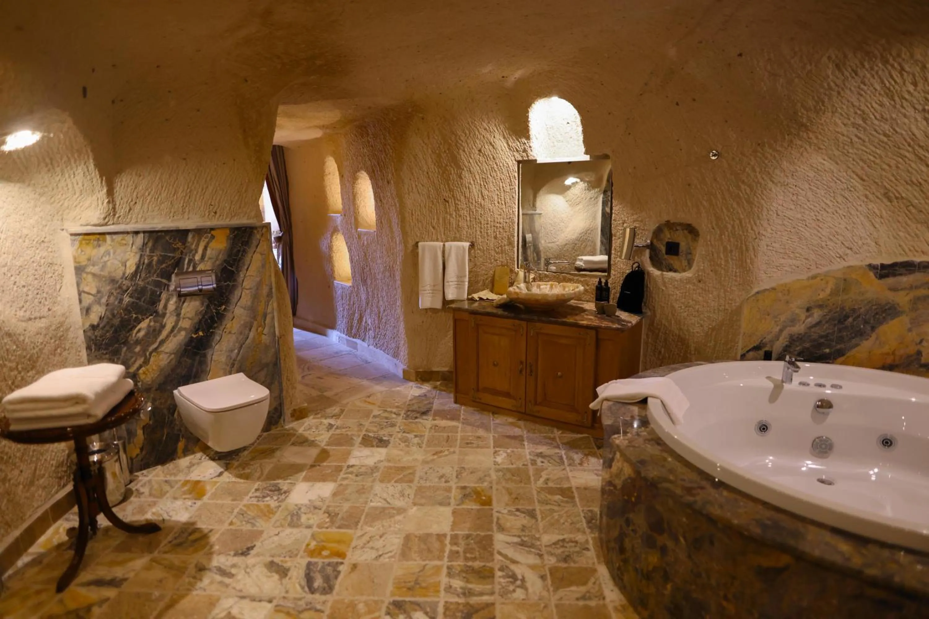 Bathroom in The Kingdom Of Cappadocia Luxury Cave Hotel