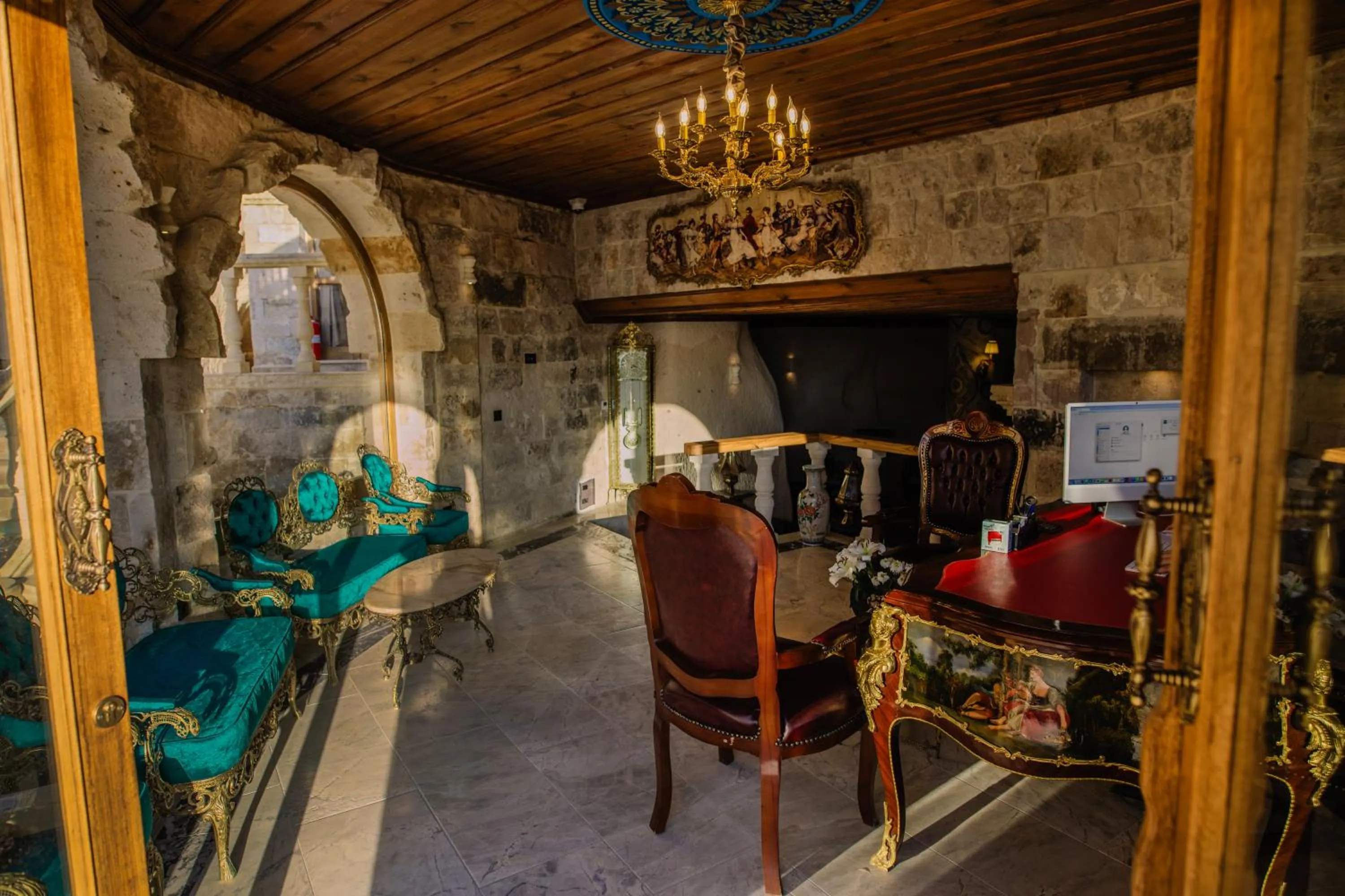 Lobby or reception in The Kingdom Of Cappadocia Luxury Cave Hotel