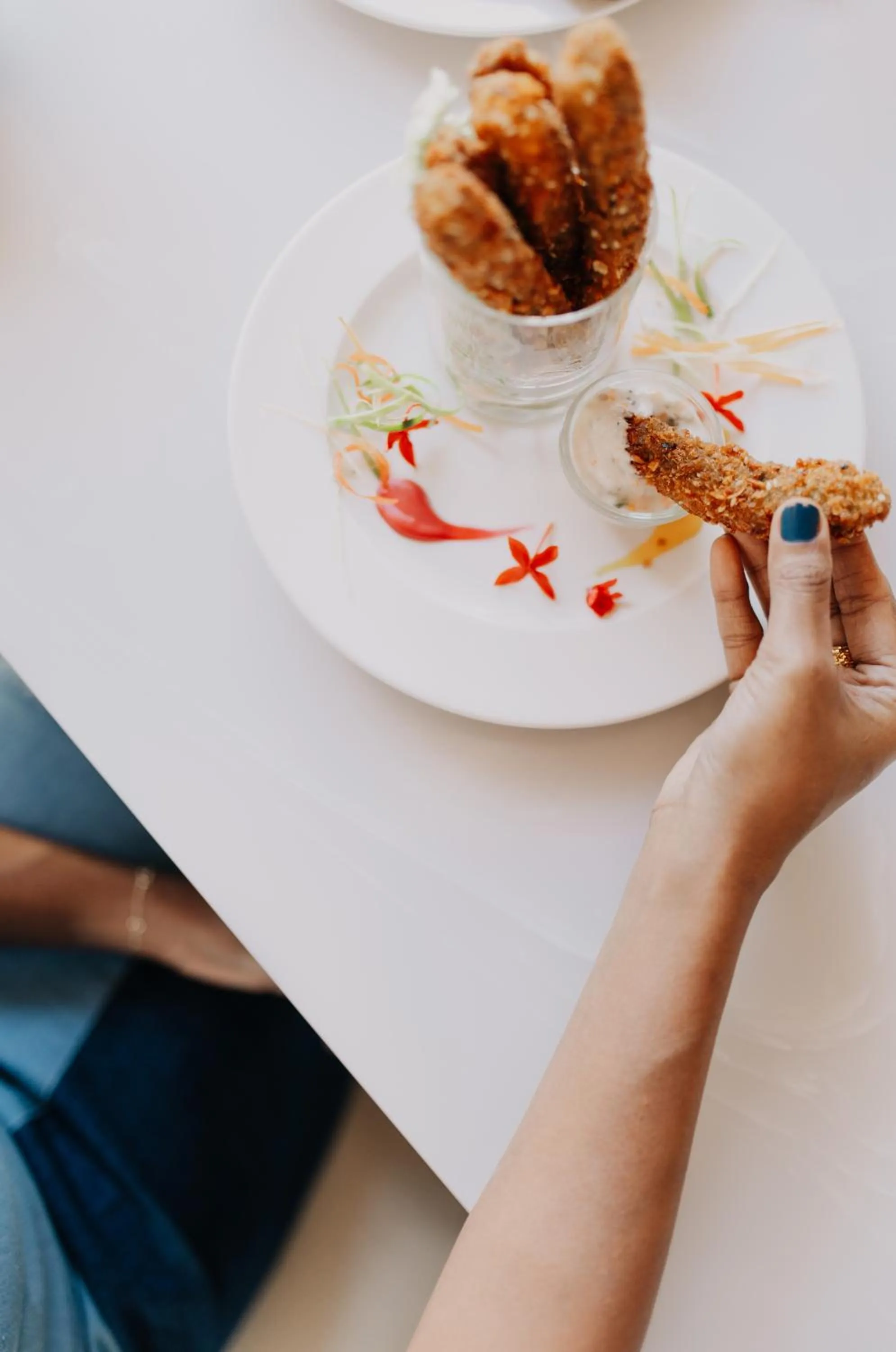 Food in Foxoso Aaristo Baga Beach Resort