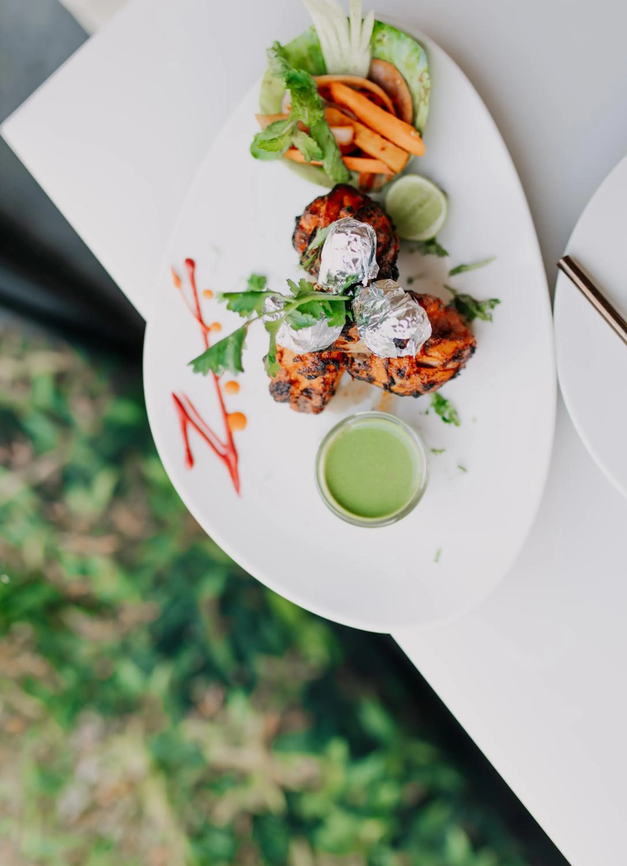 Food in Foxoso Aaristo Baga Beach Resort