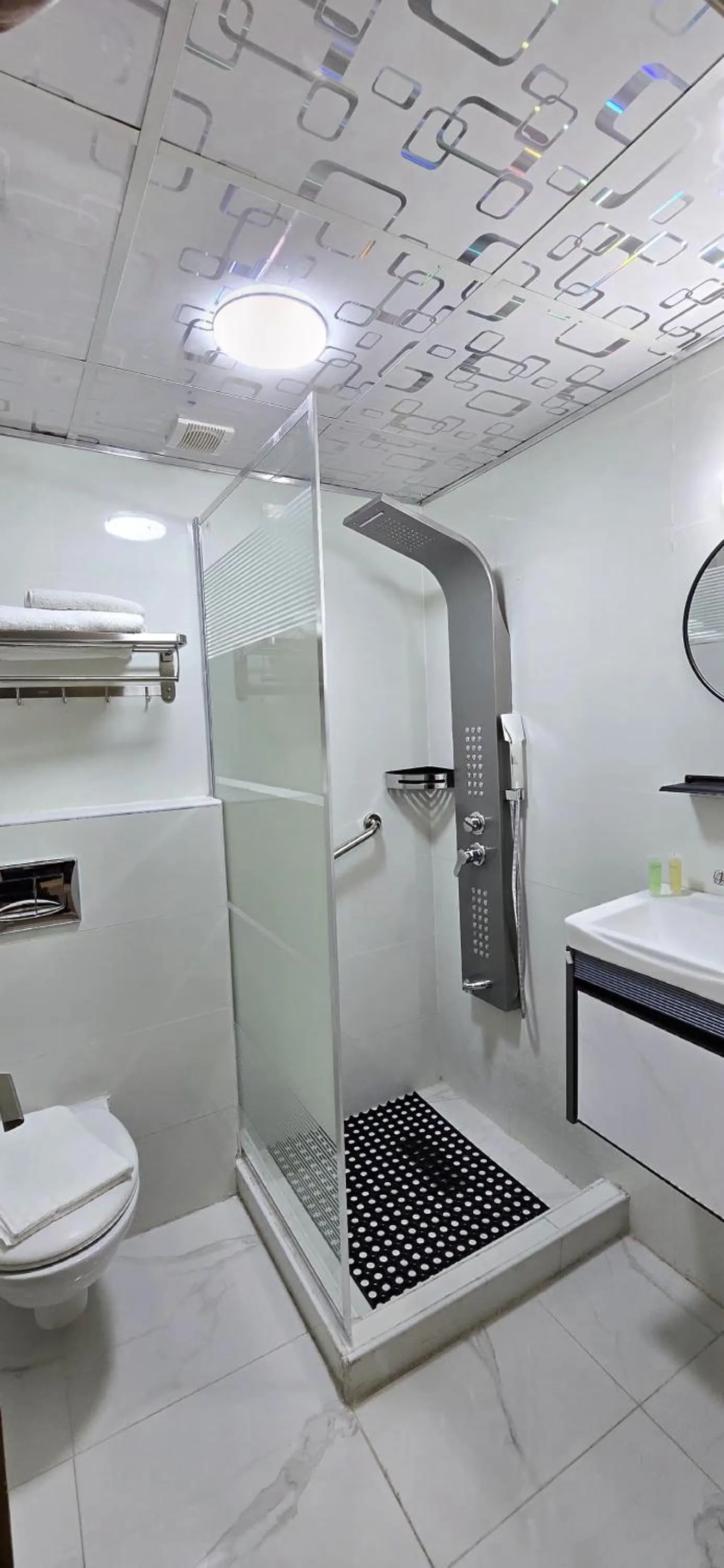 Shower in Balcony Hotel