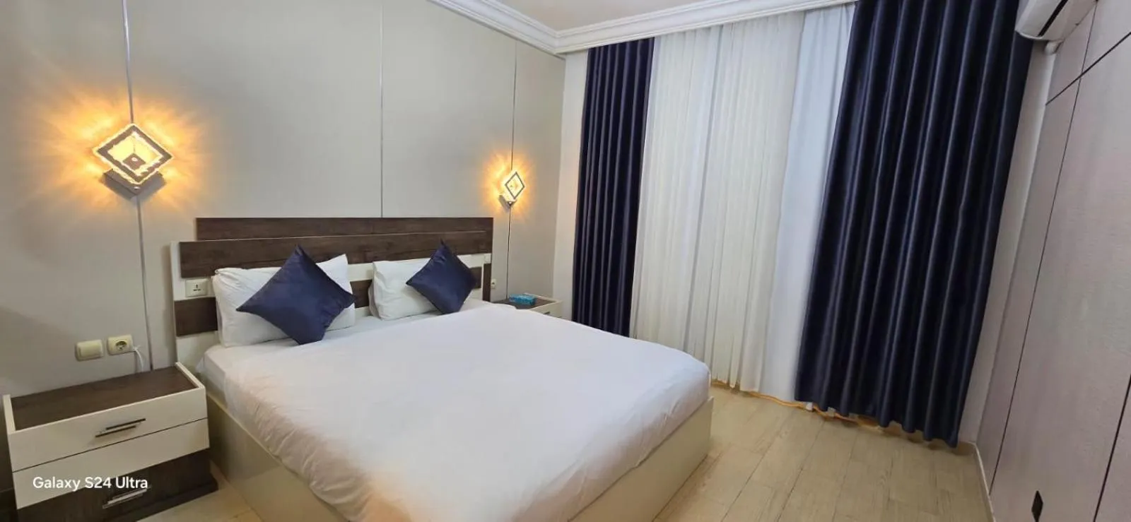 Bed in Balcony Hotel