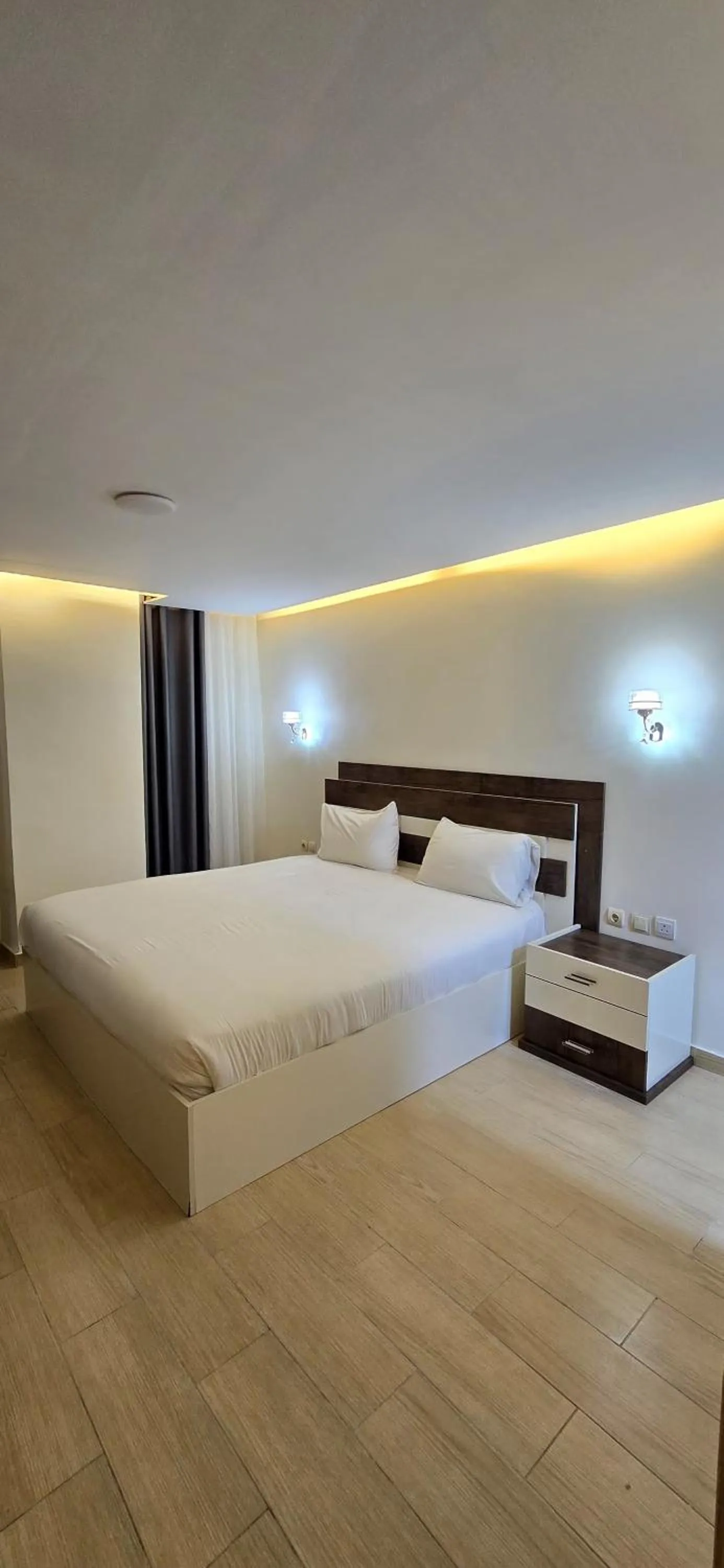 Bed in Balcony Hotel