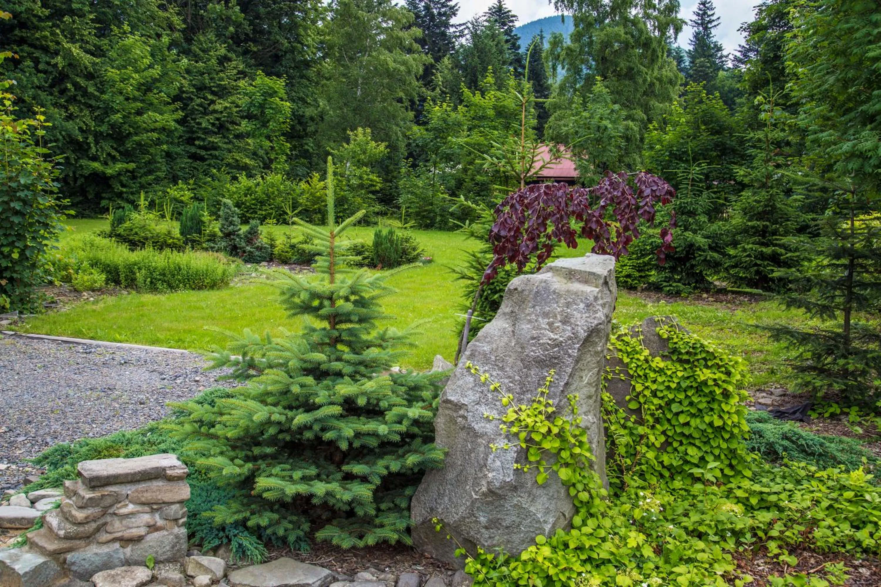 Garden in hotel U lip Trojanovice