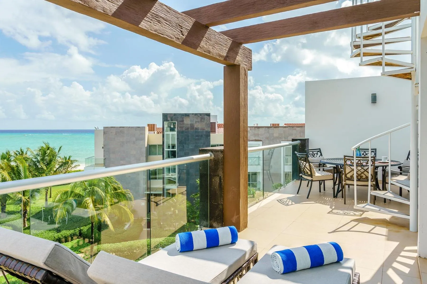 View (from property/room) in Luxury Condos at Mareazul Beachfront Complex with Resort-Style Amenities