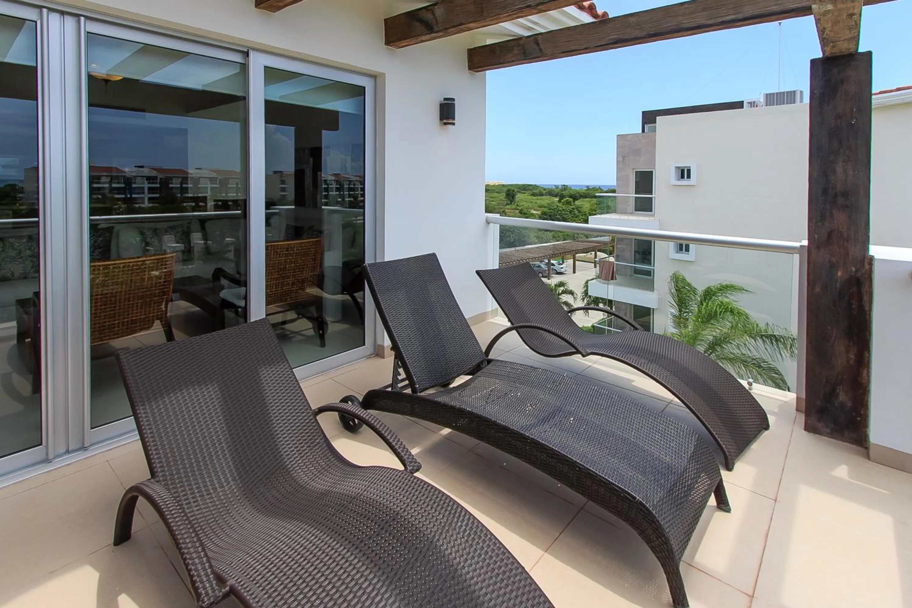 Balcony/Terrace in Luxury Condos at Mareazul Beachfront Complex with Resort-Style Amenities