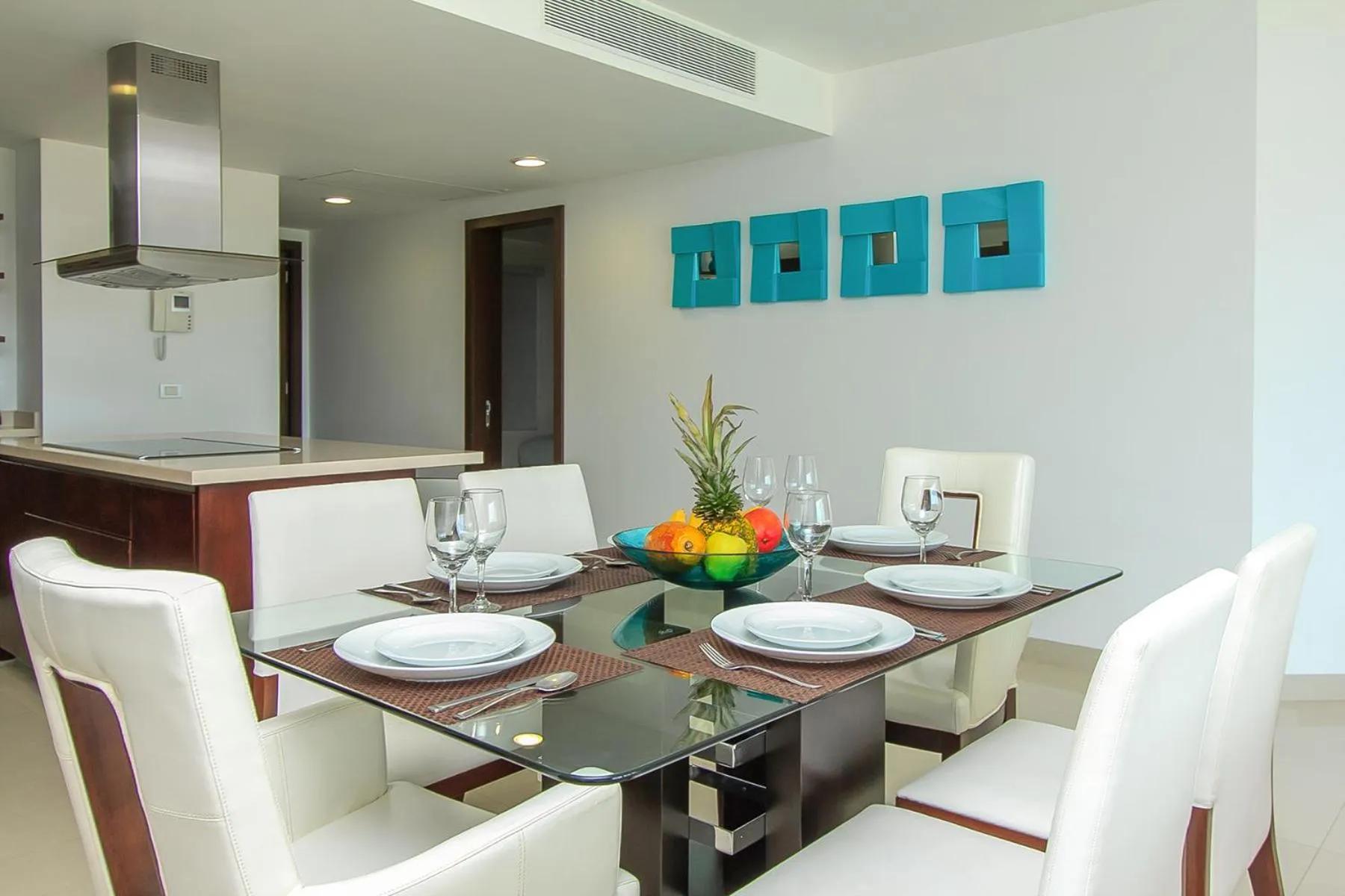 Seating area in Luxury Condos at Mareazul Beachfront Complex with Resort-Style Amenities