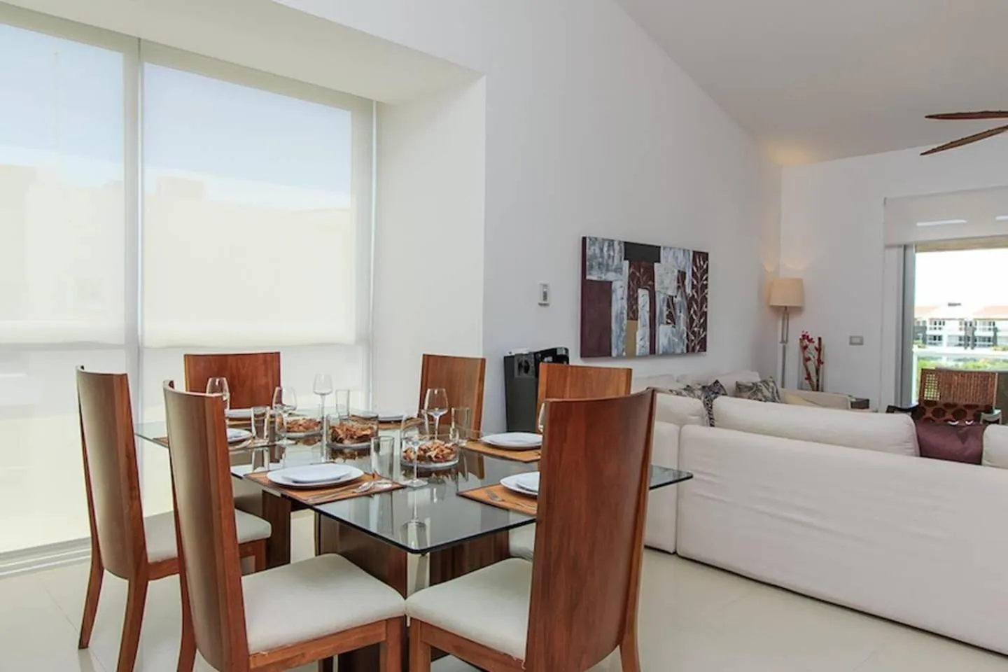 Communal lounge/ TV room in Luxury Condos at Mareazul Beachfront Complex with Resort-Style Amenities