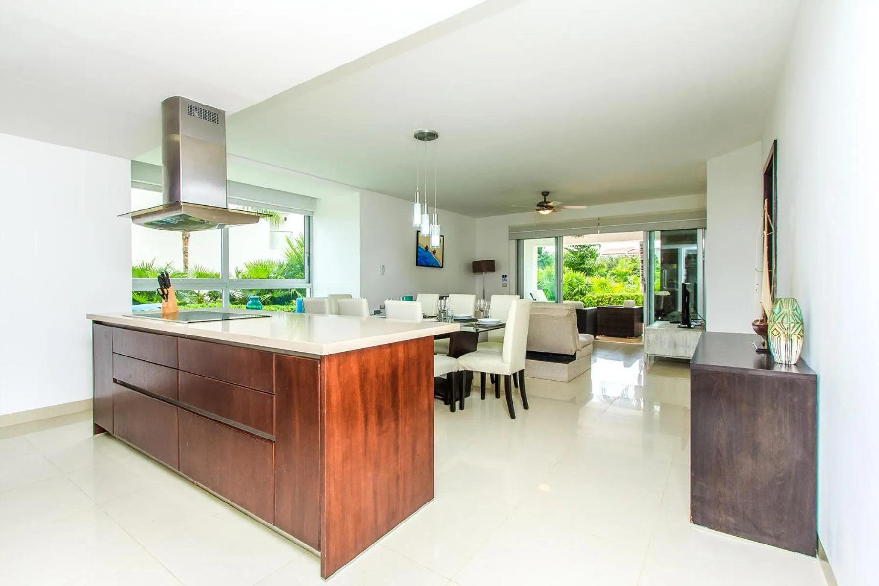 Kitchen or kitchenette in Luxury Condos at Mareazul Beachfront Complex with Resort-Style Amenities