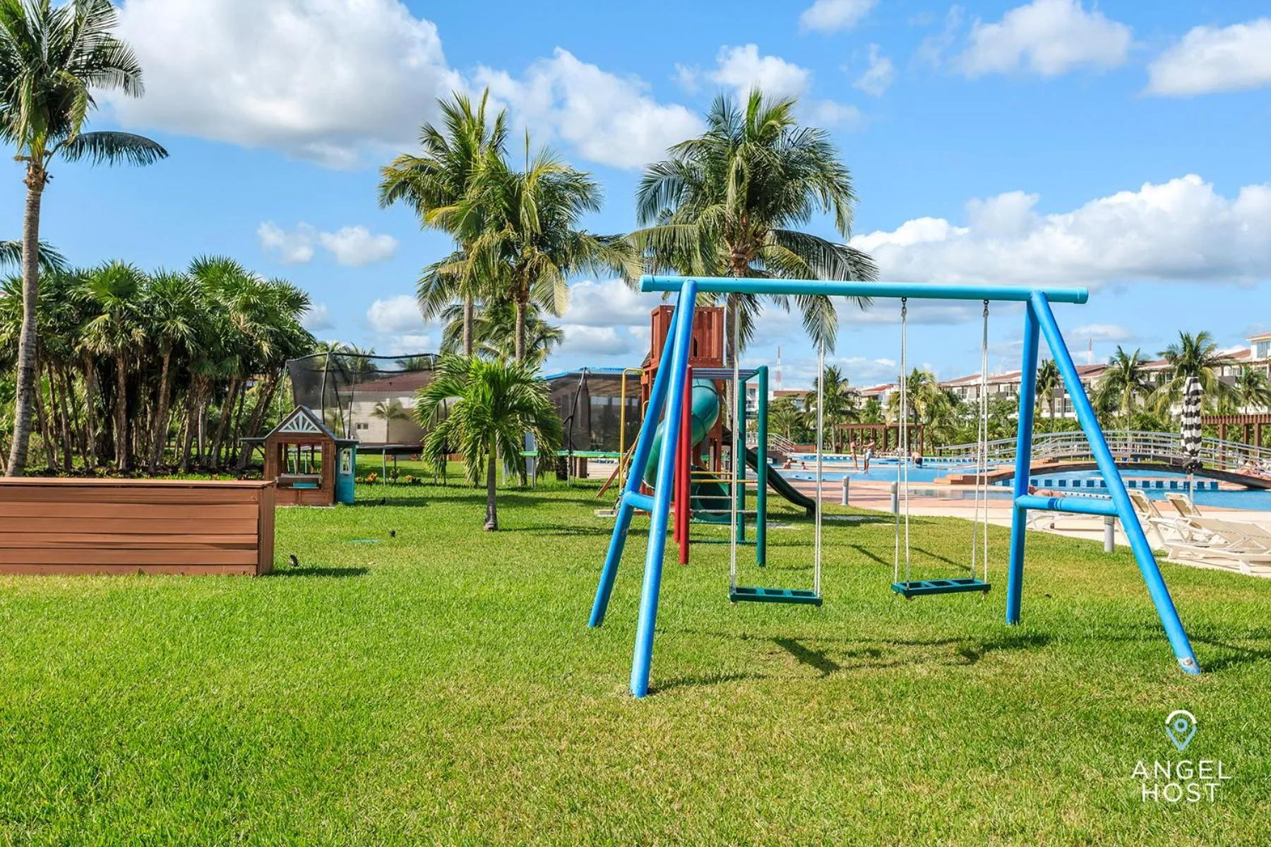 Children play ground in Luxury Condos at Mareazul Beachfront Complex with Resort-Style Amenities
