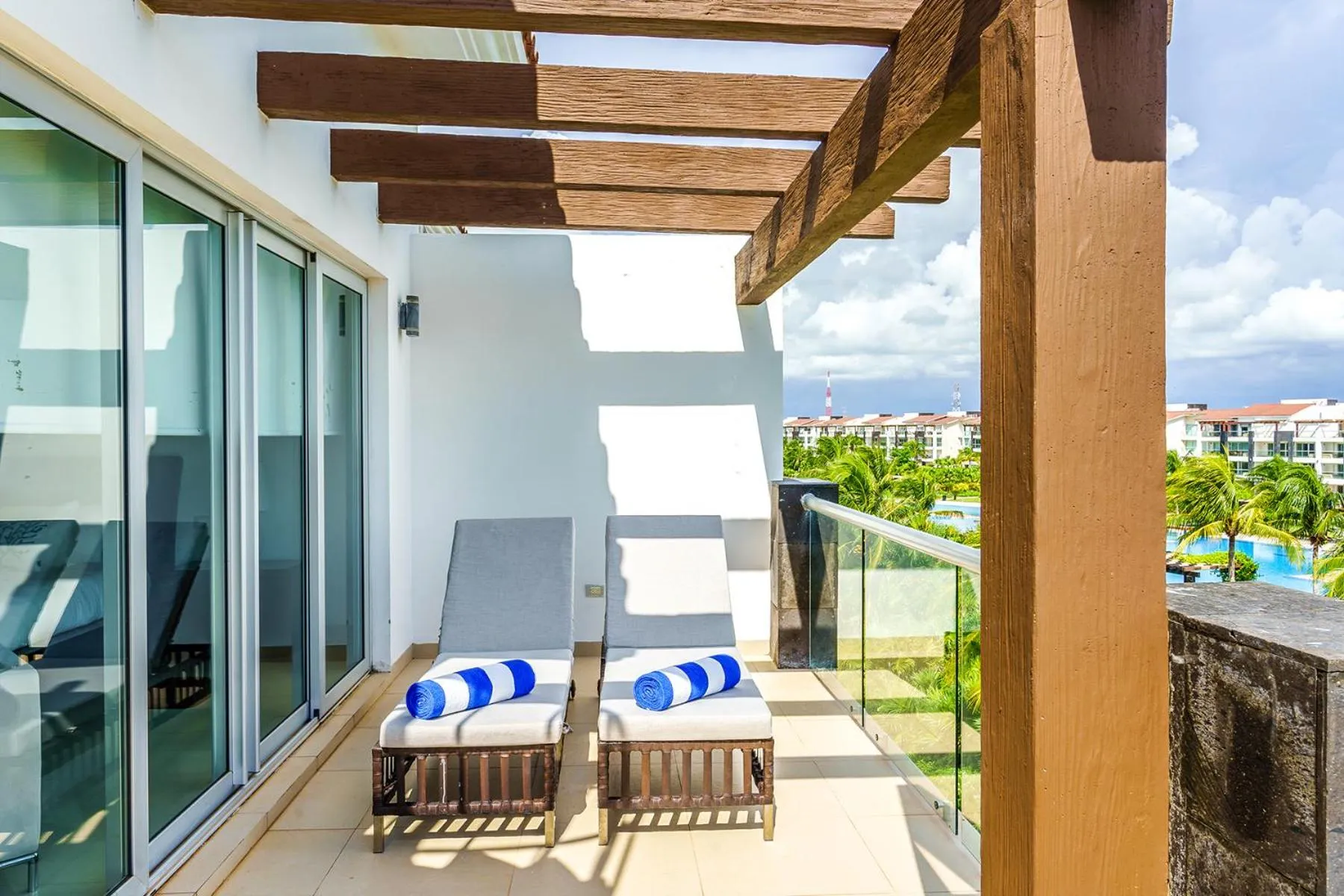 View (from property/room) in Luxury Condos at Mareazul Beachfront Complex with Resort-Style Amenities