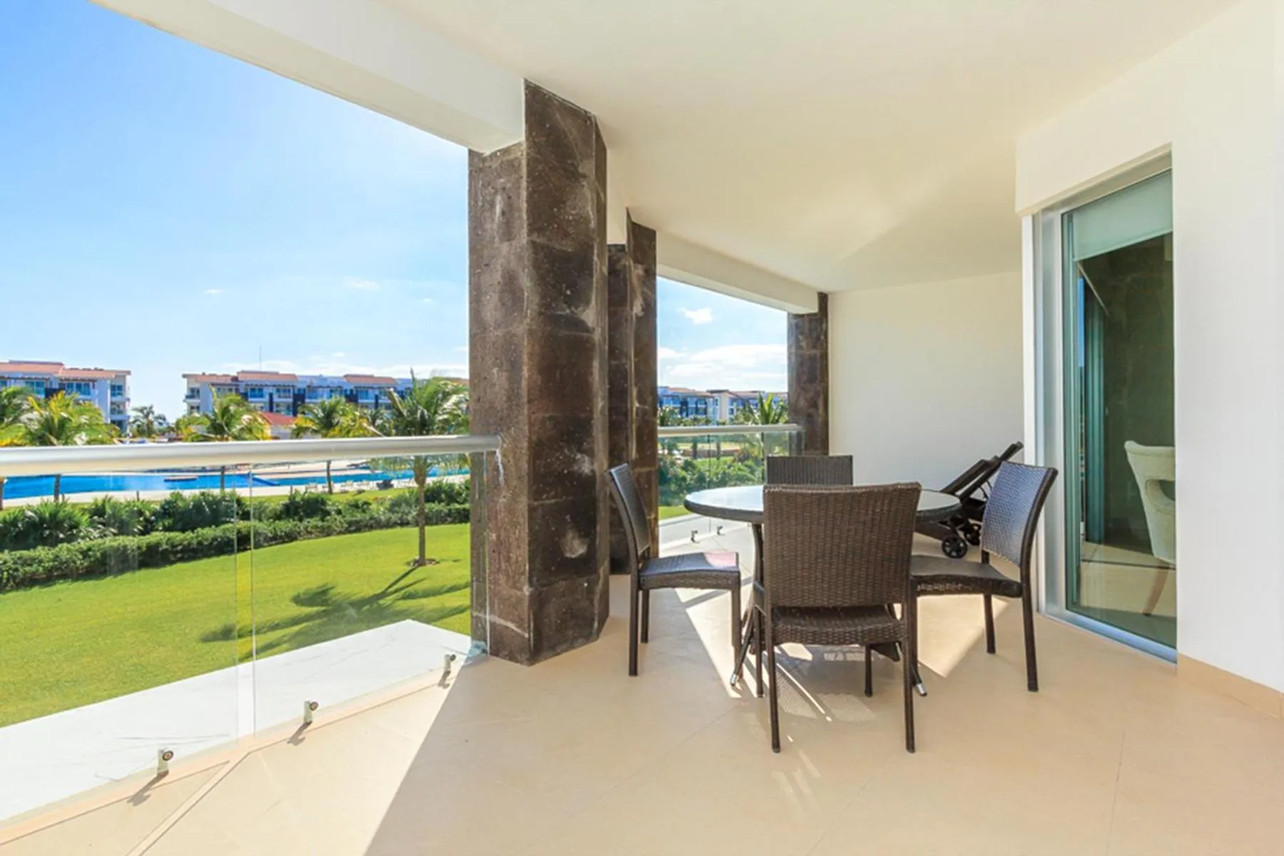 View (from property/room) in Luxury Condos at Mareazul Beachfront Complex with Resort-Style Amenities