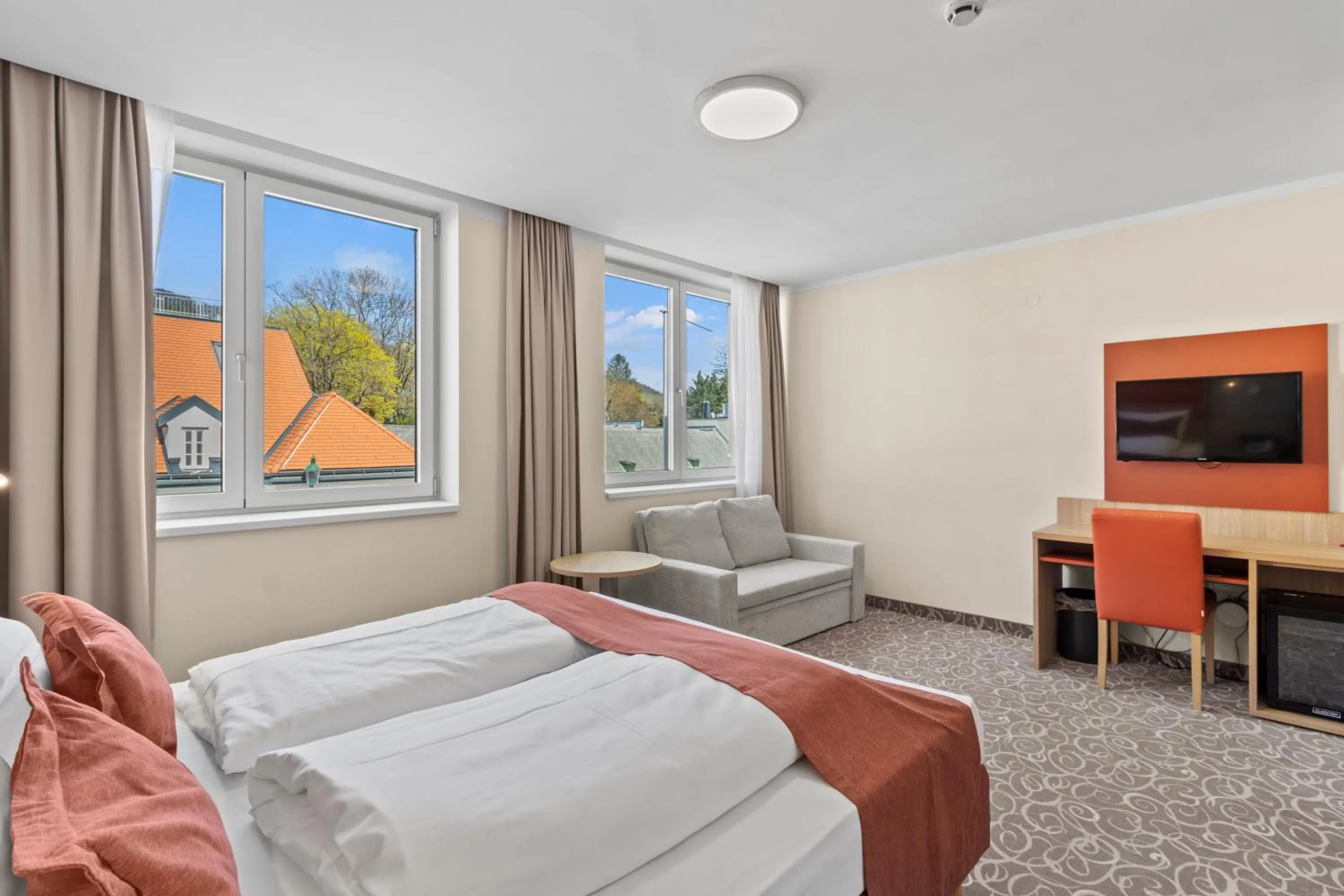 Bed in Schild Rooms - Self Check-in - Nature and Wine Area Vienna