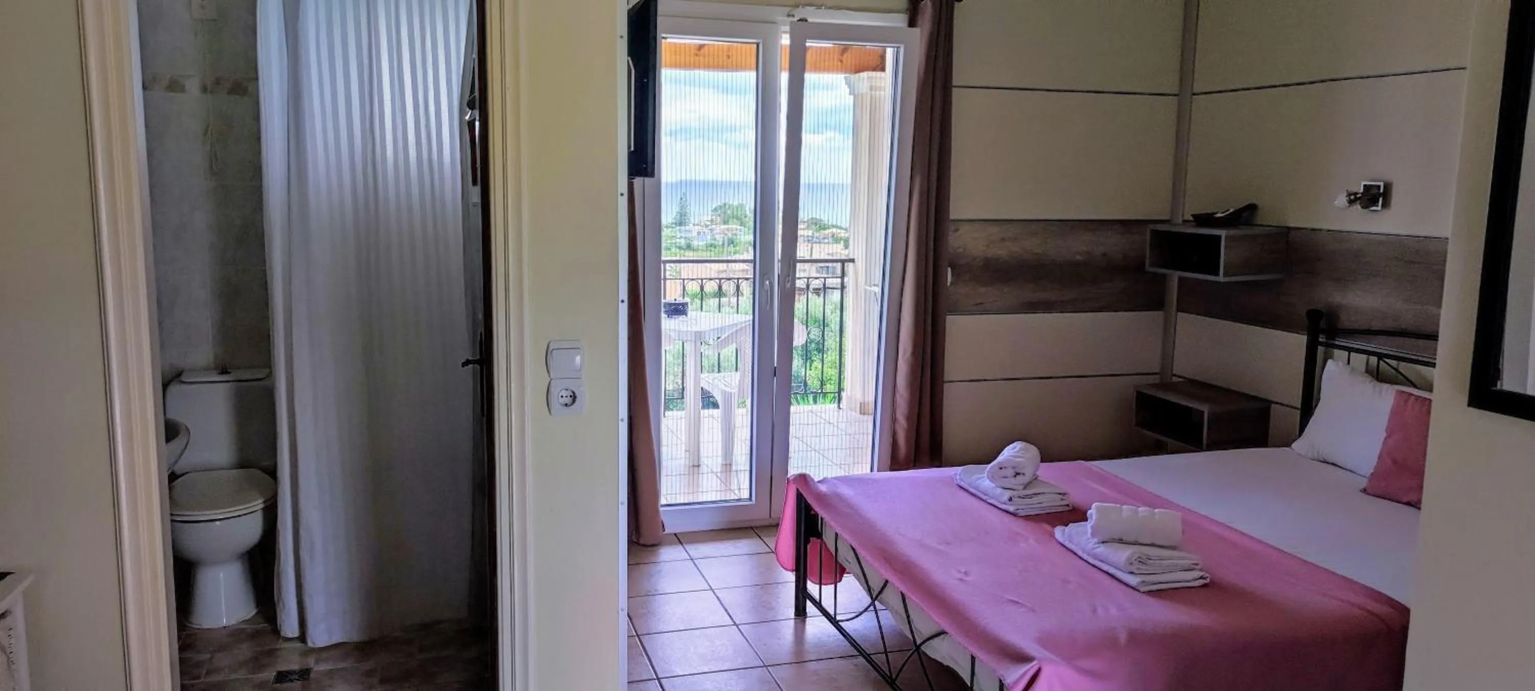 Photo of the whole room, Bed in Catamaran Corfu Aparthotel