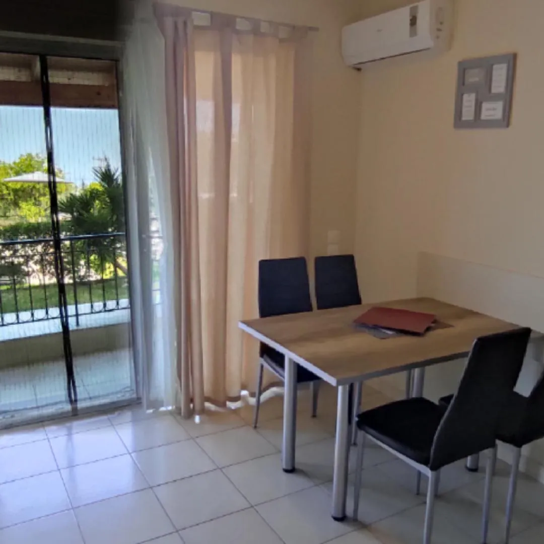 Seating area in Catamaran Corfu Aparthotel