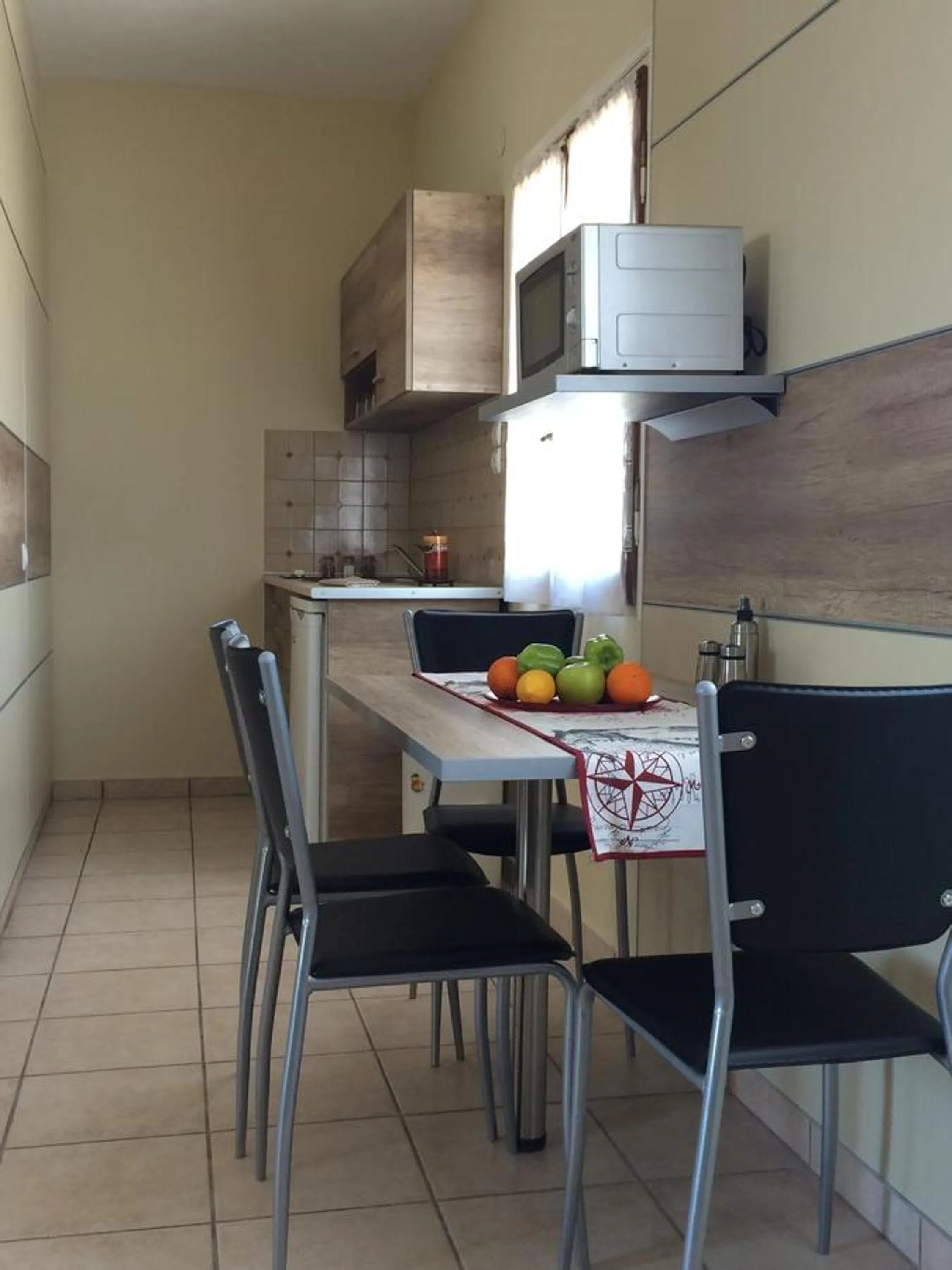 Kitchen or kitchenette in Catamaran Corfu Aparthotel