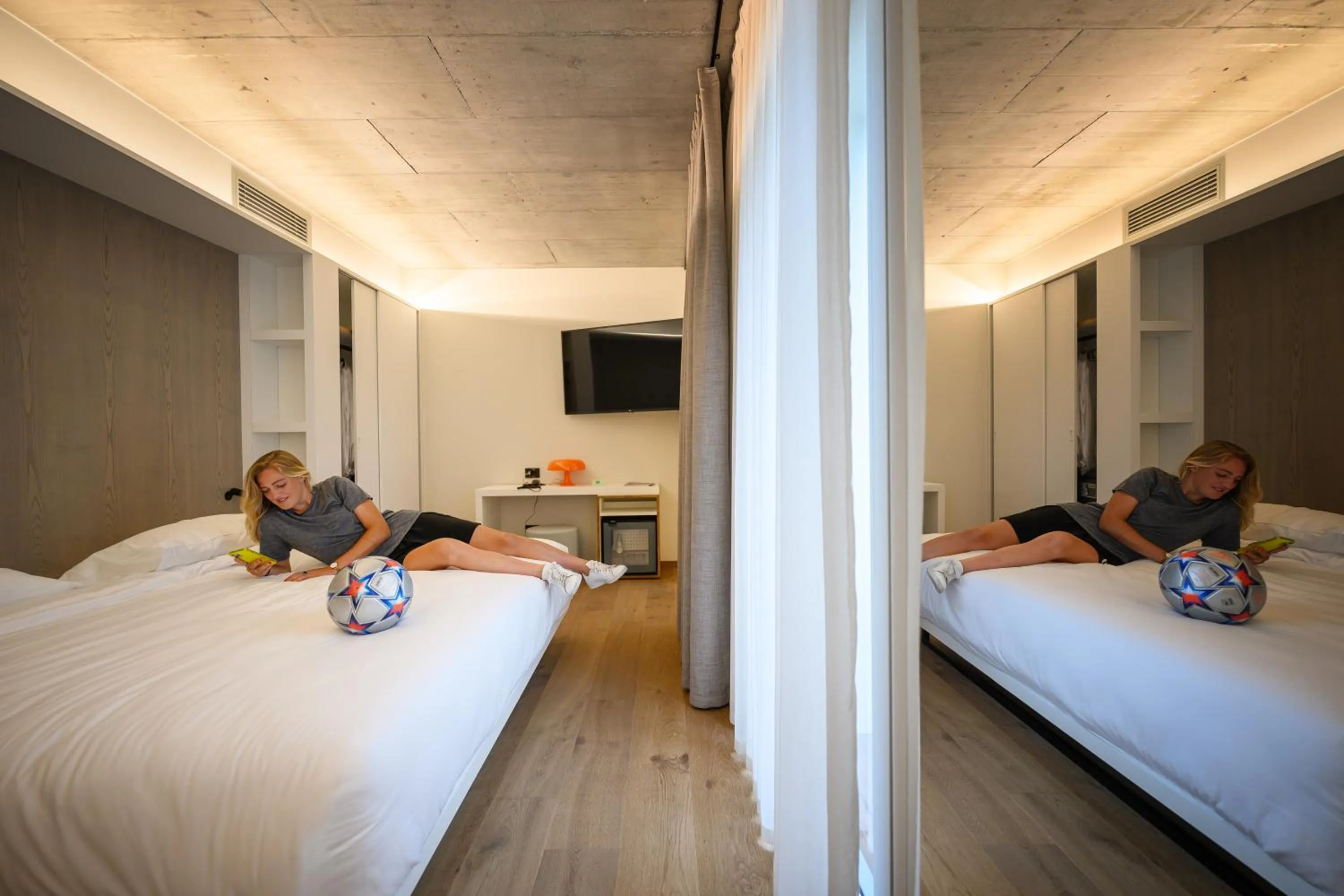 Bed in Hotel Giardino Verdi