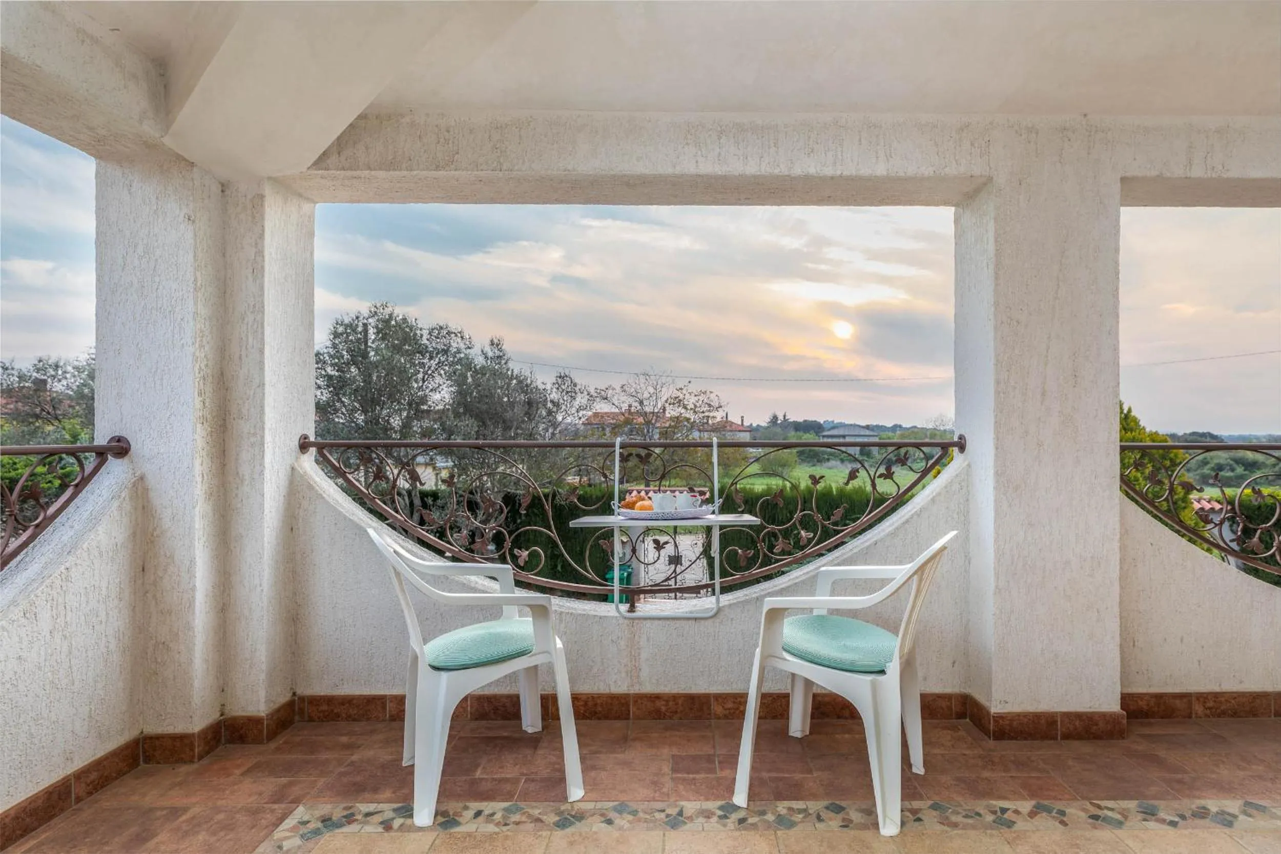 Balcony/Terrace in Apartment Villa Nera