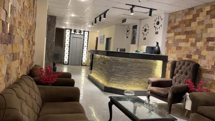 Lobby or reception in Verssailles Pyramids Hotel